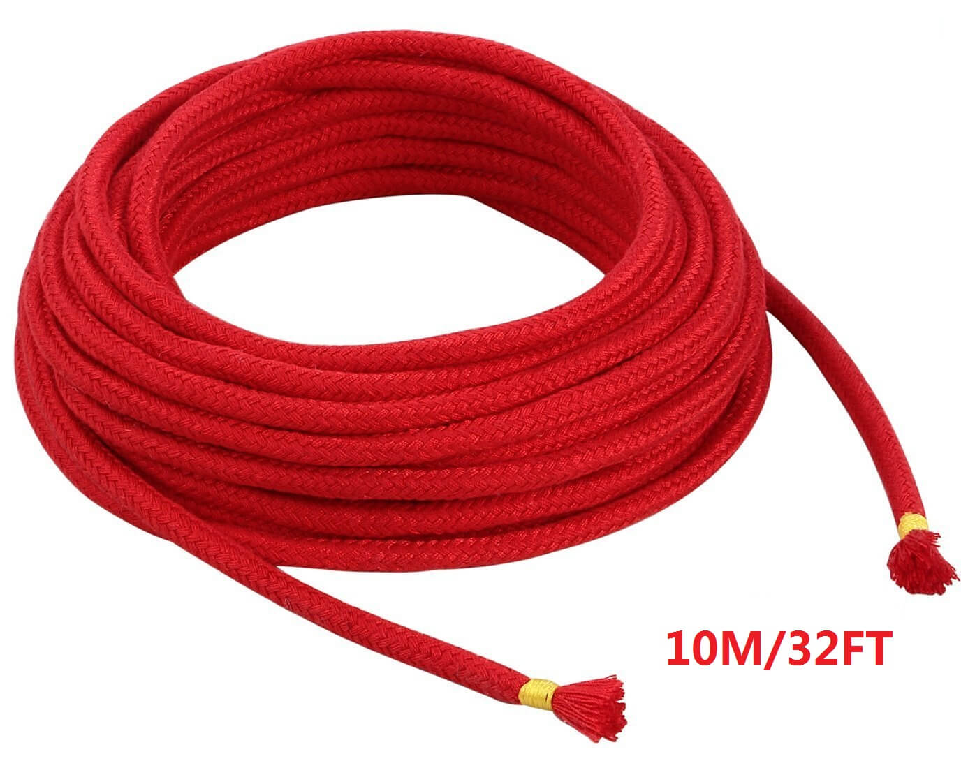 32 Feet Red and Grey Cotton Bondage Rope