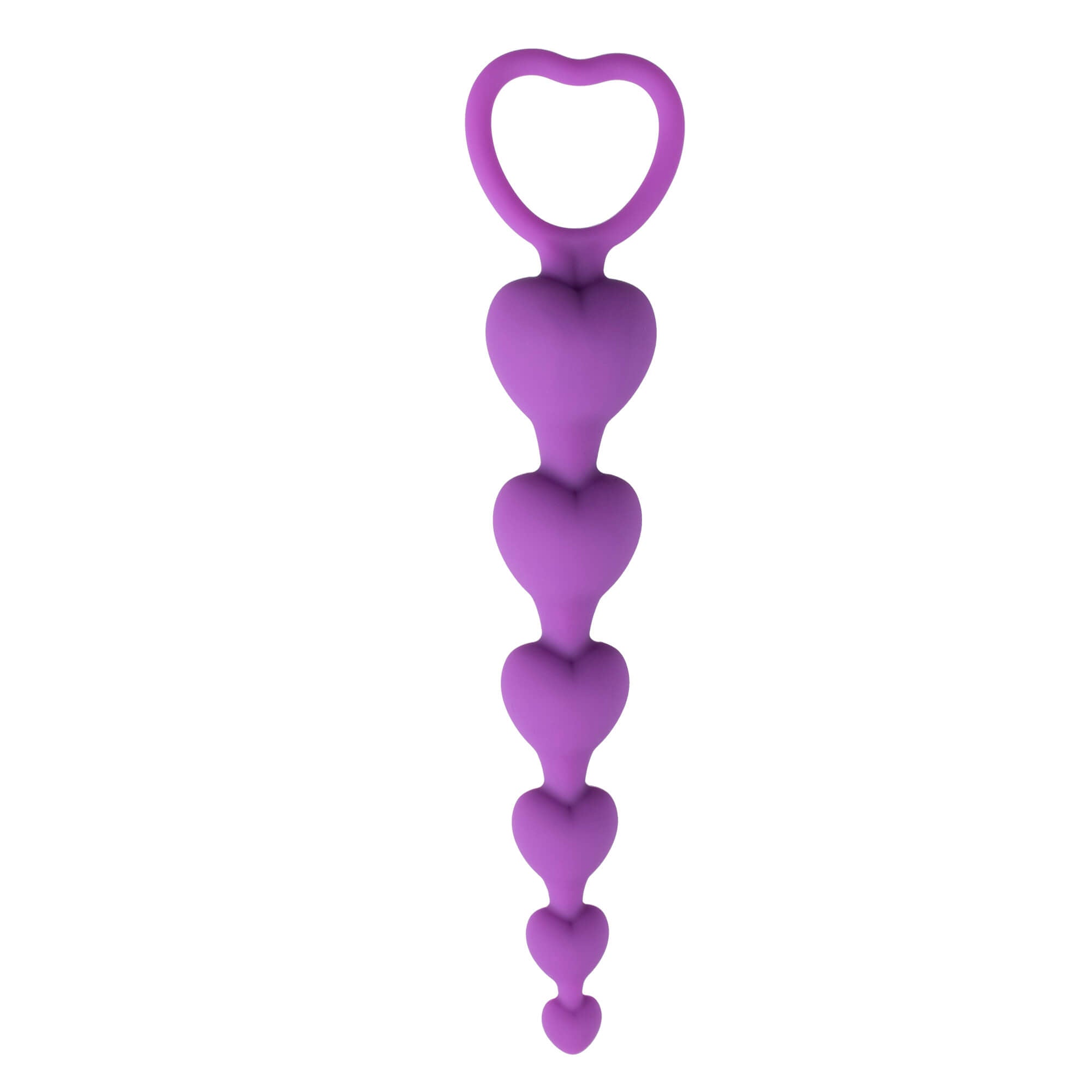 Purple Unique Silicone Anal Beads