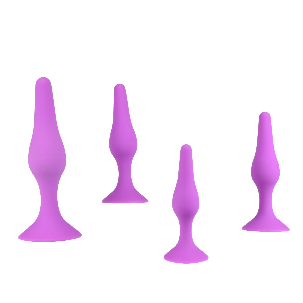 Purple 4 Set Silicone Anal Plug