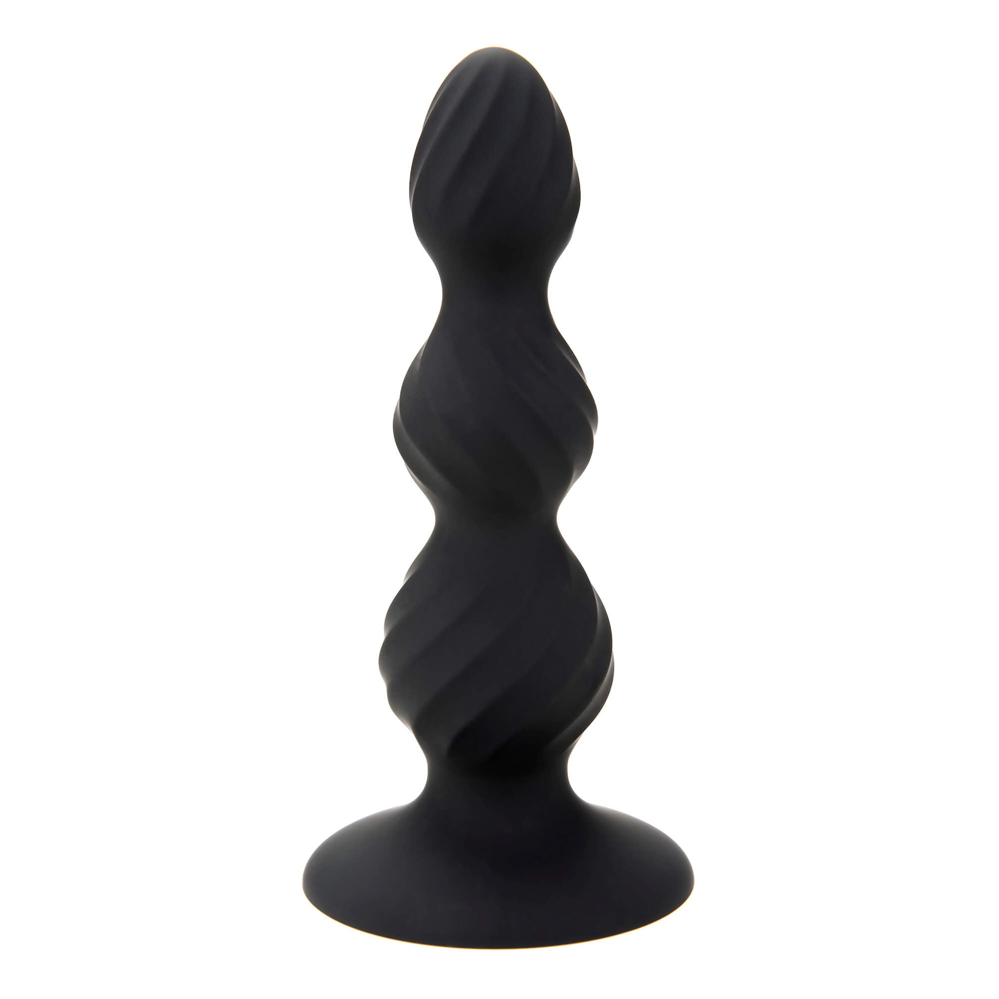 Black Three Bumbs Silicone Butt Plug