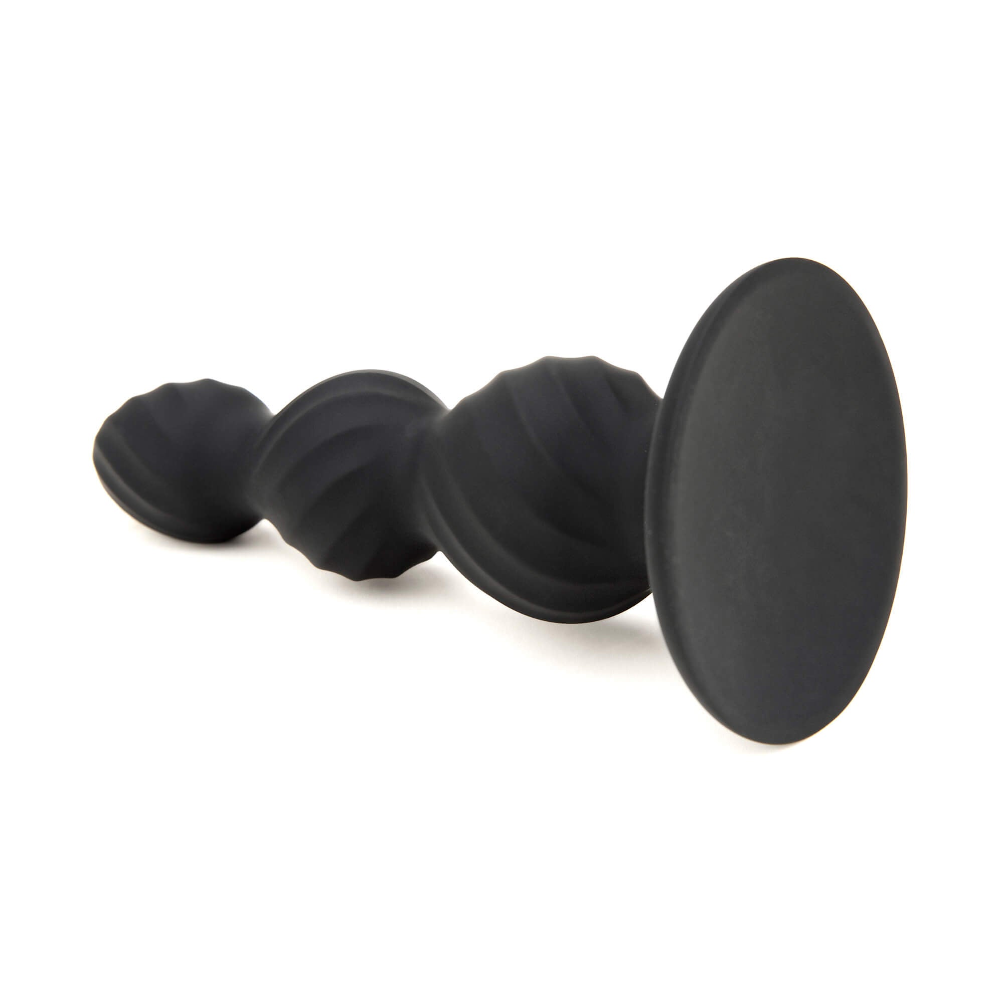 Black Three Bumbs Silicone Butt Plug