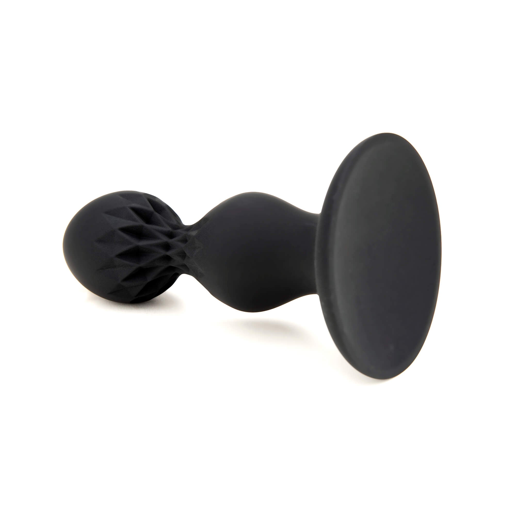 Black Two Bumbs Silicone Anal Plug