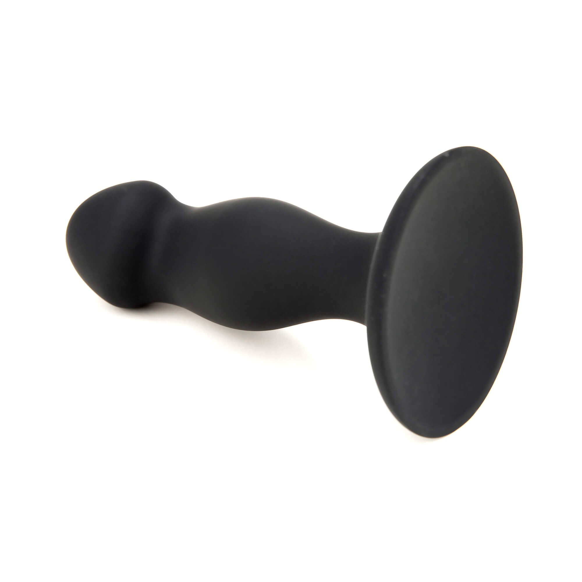 Black Unique Silicone Anal Plug