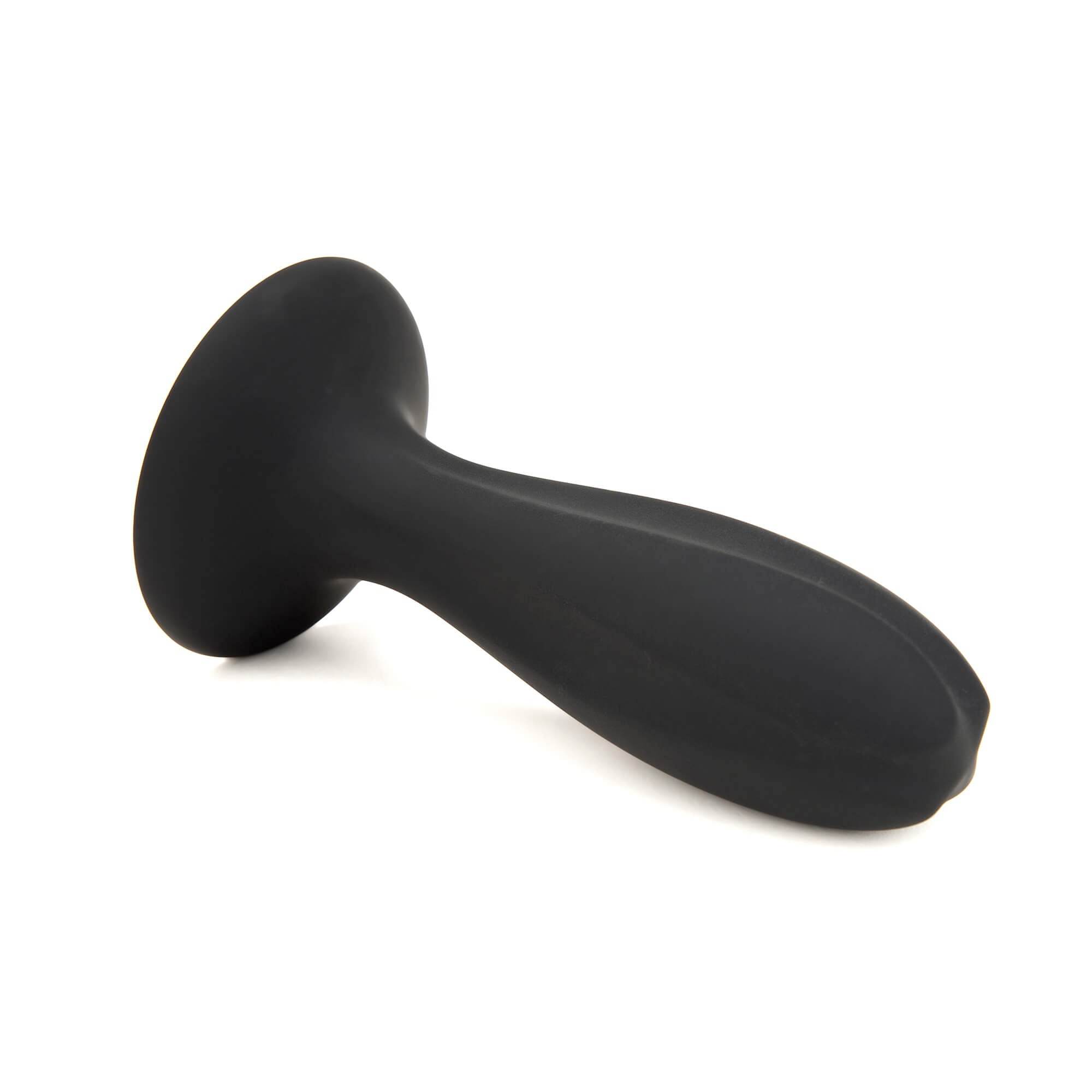 Black Silicone Anal Toy Butt Plug