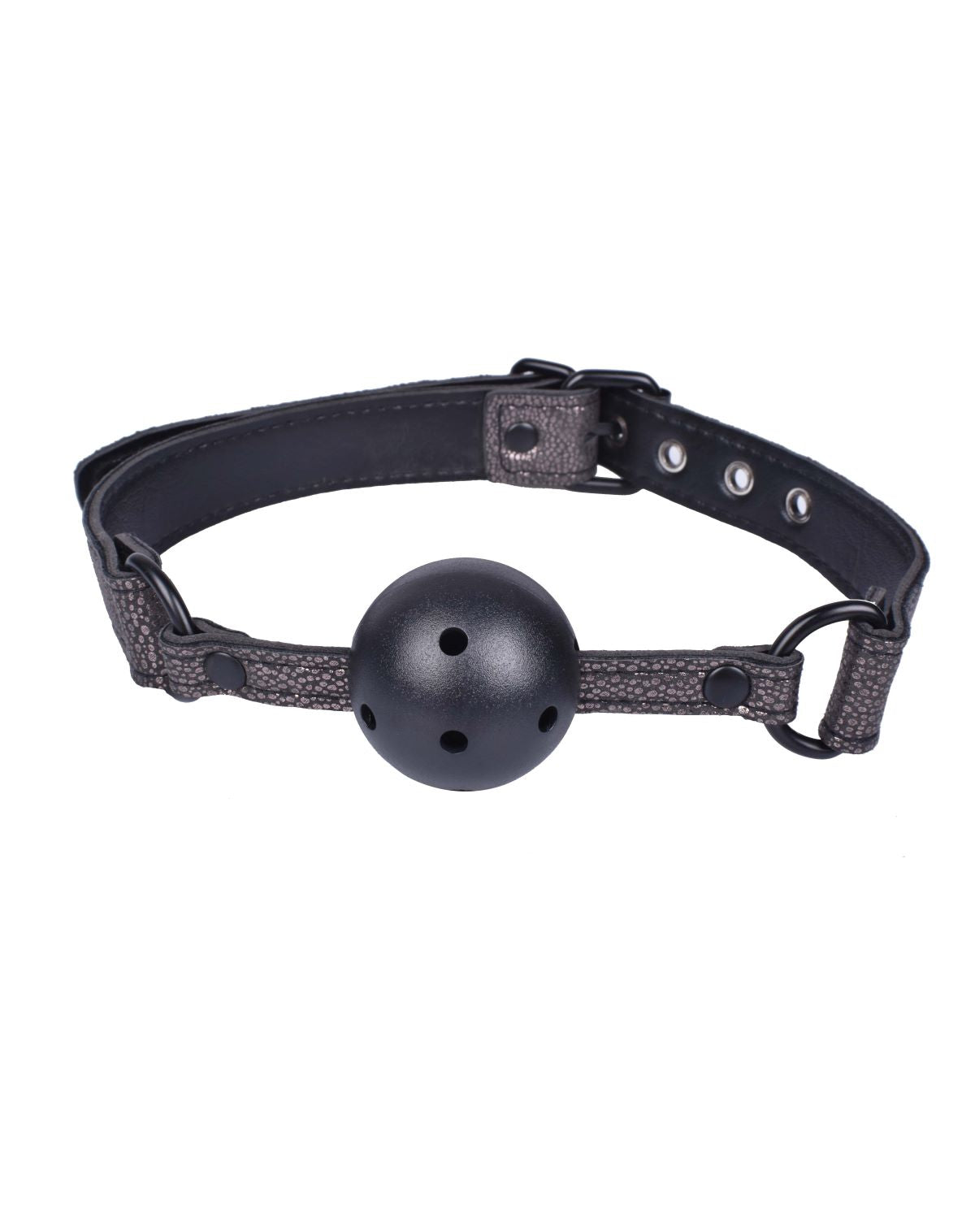 Grey Luxe Ball Gag