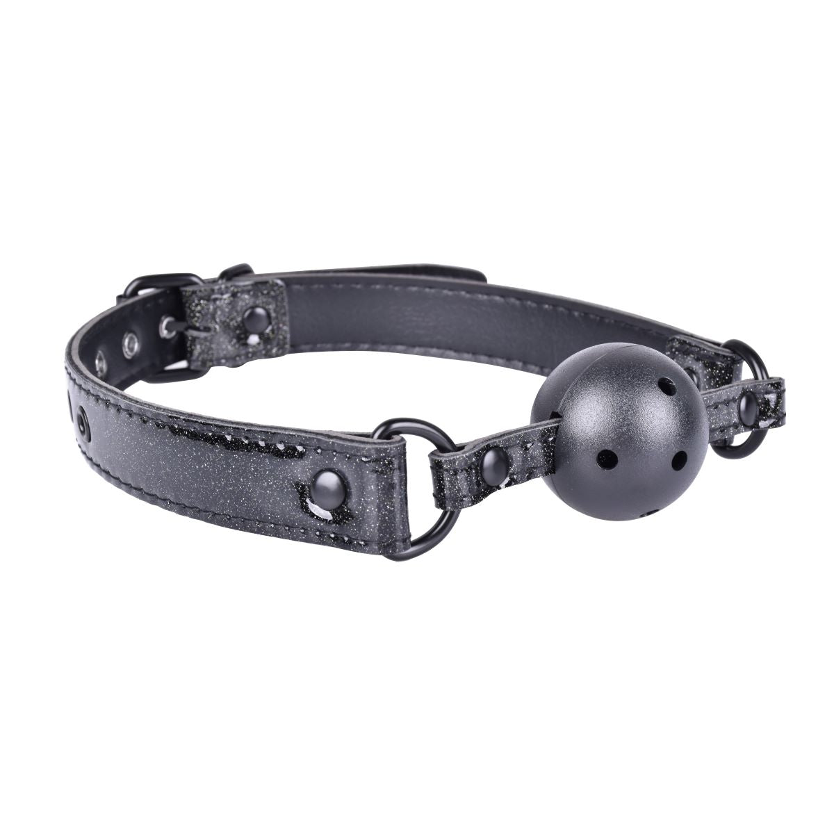 Black Sparkle Ball Gag