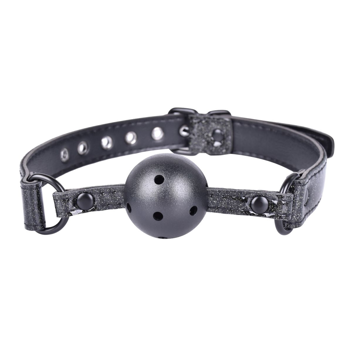 Black Sparkle Ball Gag