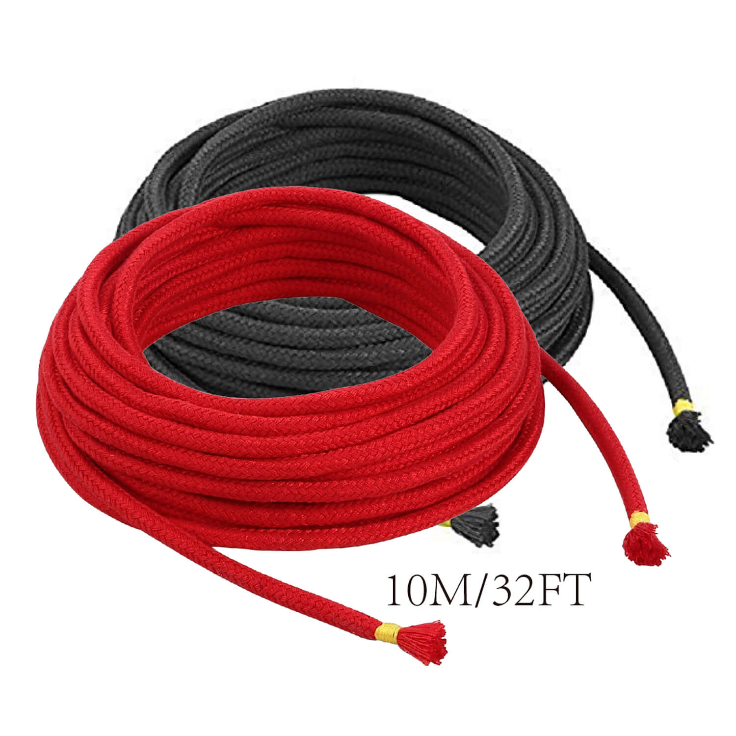 32 Feet Red and Grey Cotton Bondage Rope