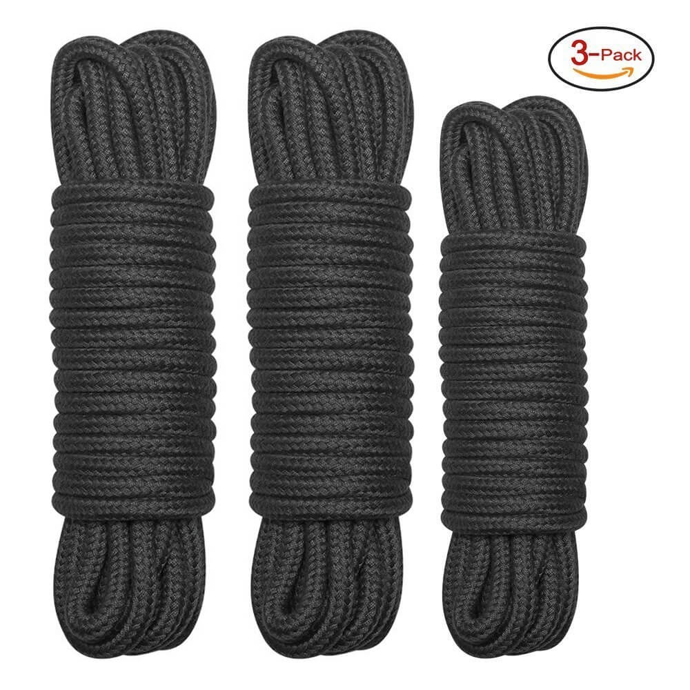 32 Feet Red and Grey Cotton Bondage Rope