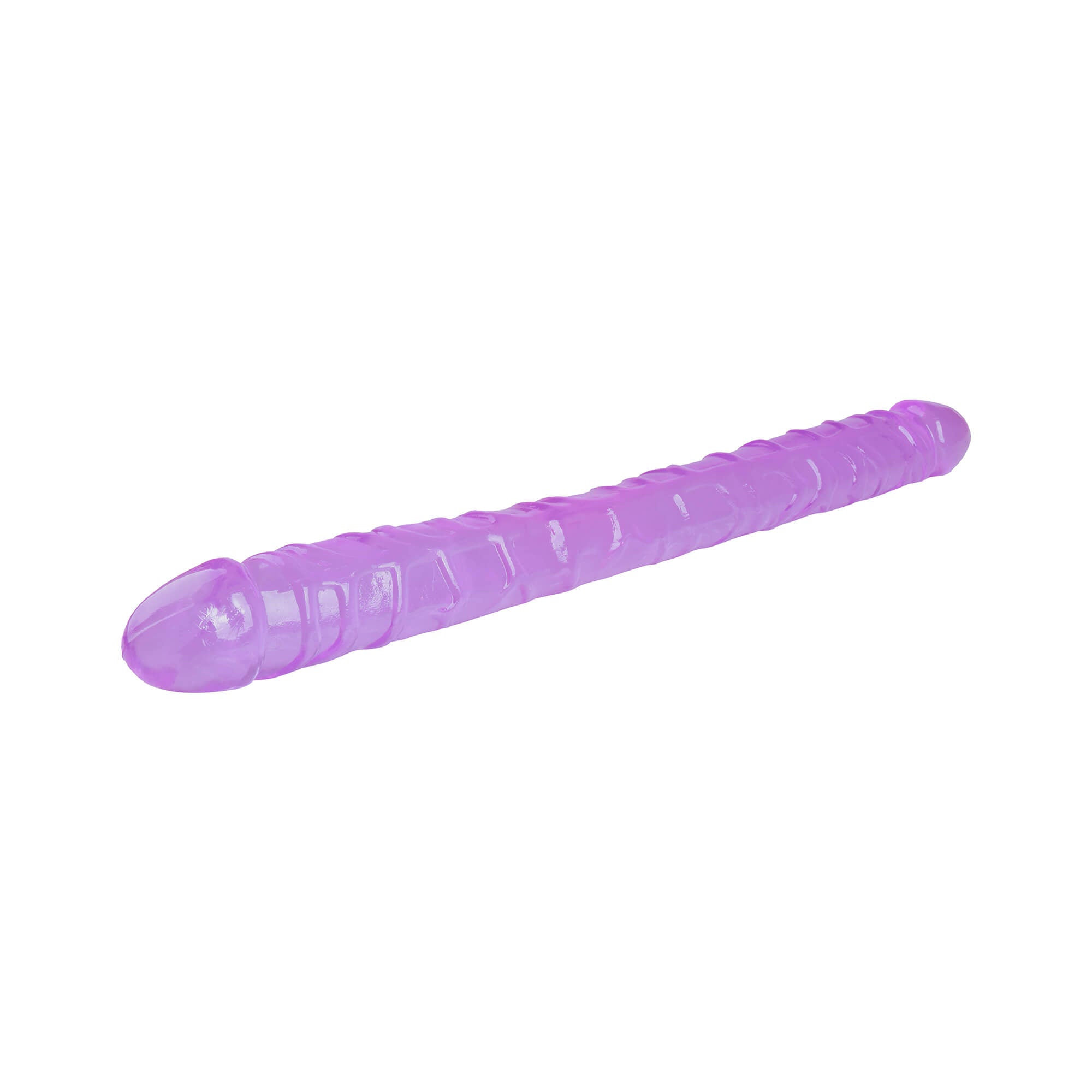 Double Dildo Realistic Anal Long Dildo-Purple