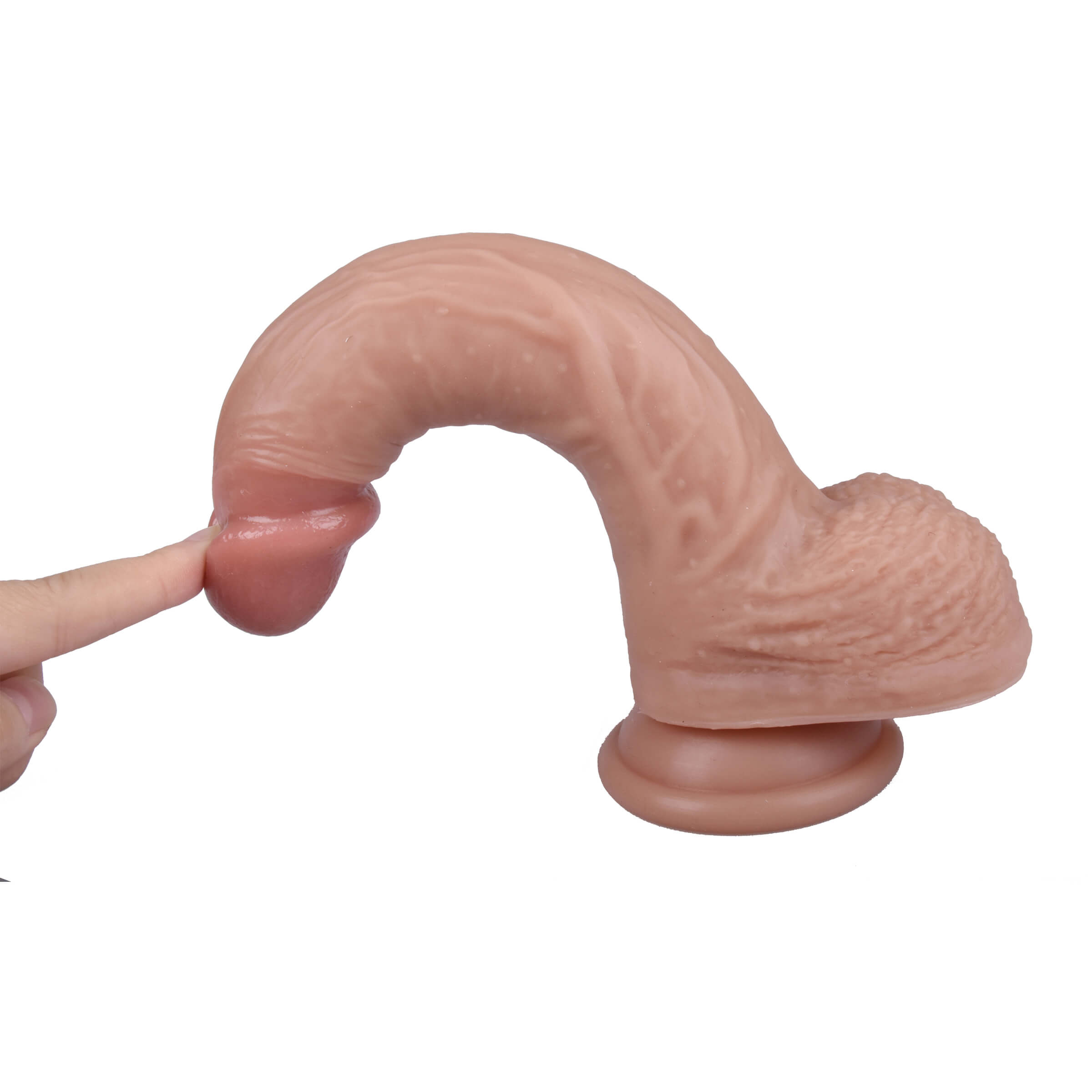 6'' Realistic Silicone Dildo