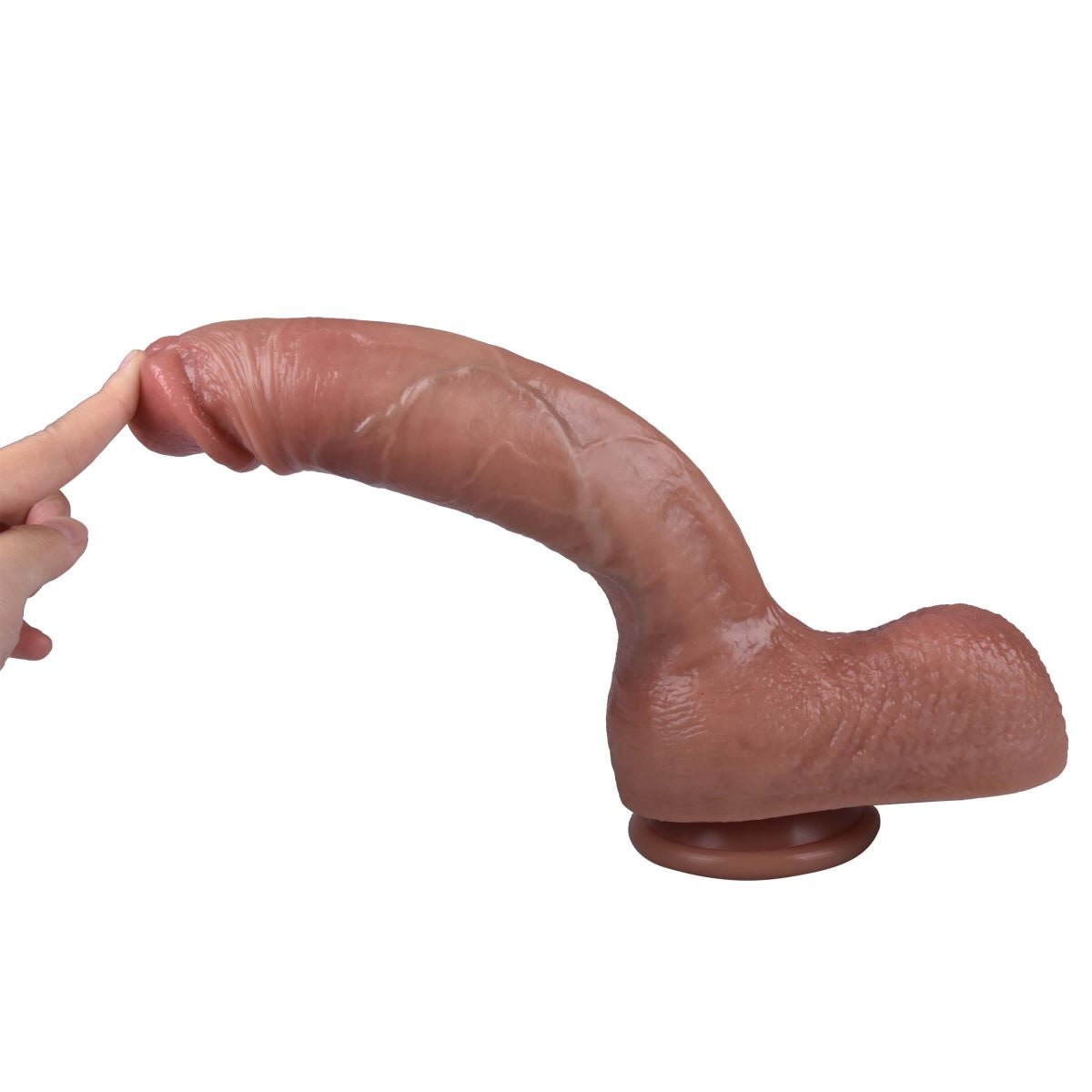 8'' Realistic Silicone Dildo