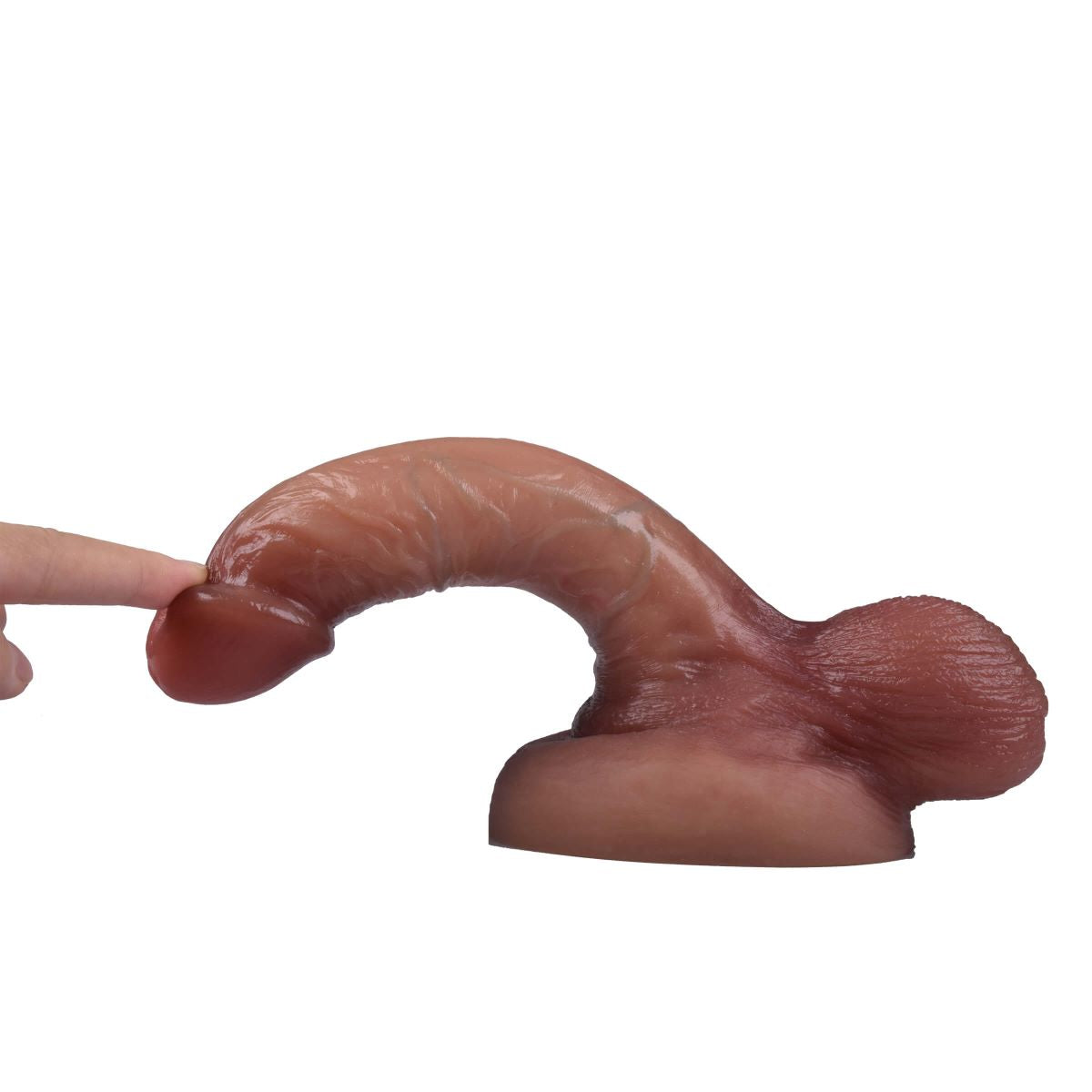 5.5'' Realistic Huge Suction Silicone Dildo