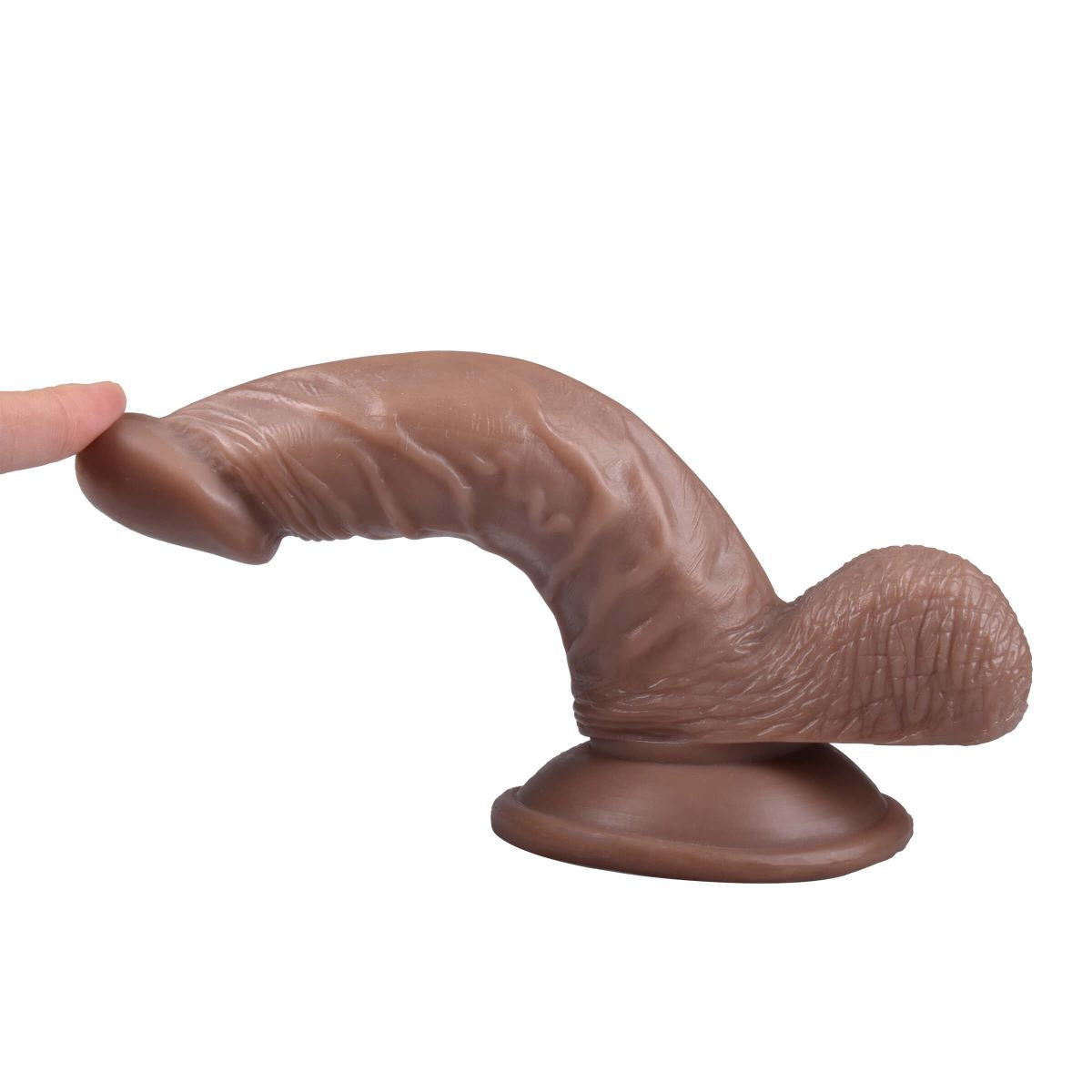 5.5'' Realistic Brown Silicone Dildo