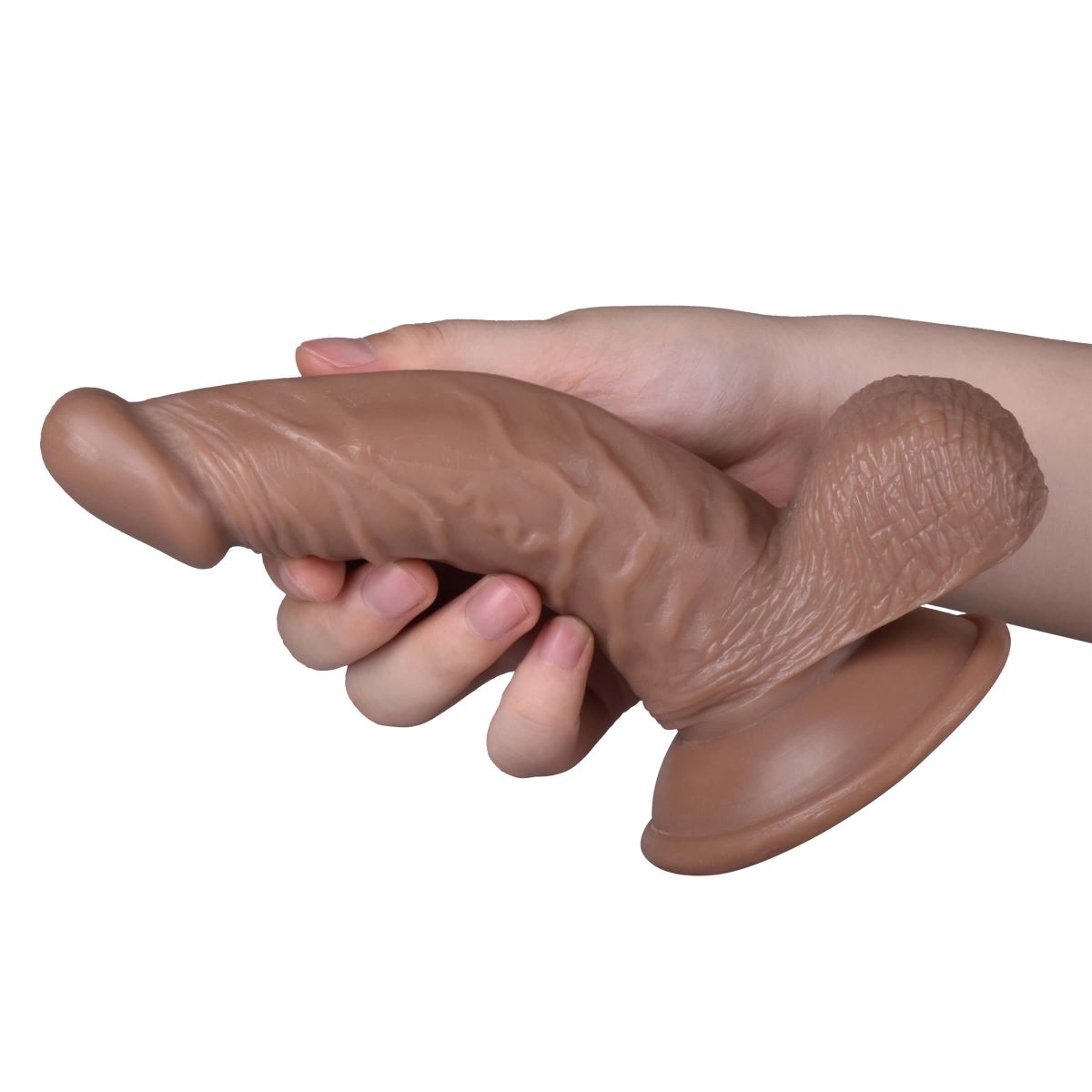 5.5'' Realistic Brown Silicone Dildo