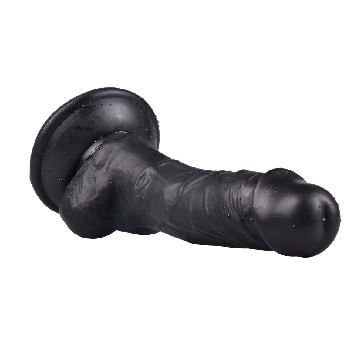 5.0'' Realistic Black Silicone Dildo