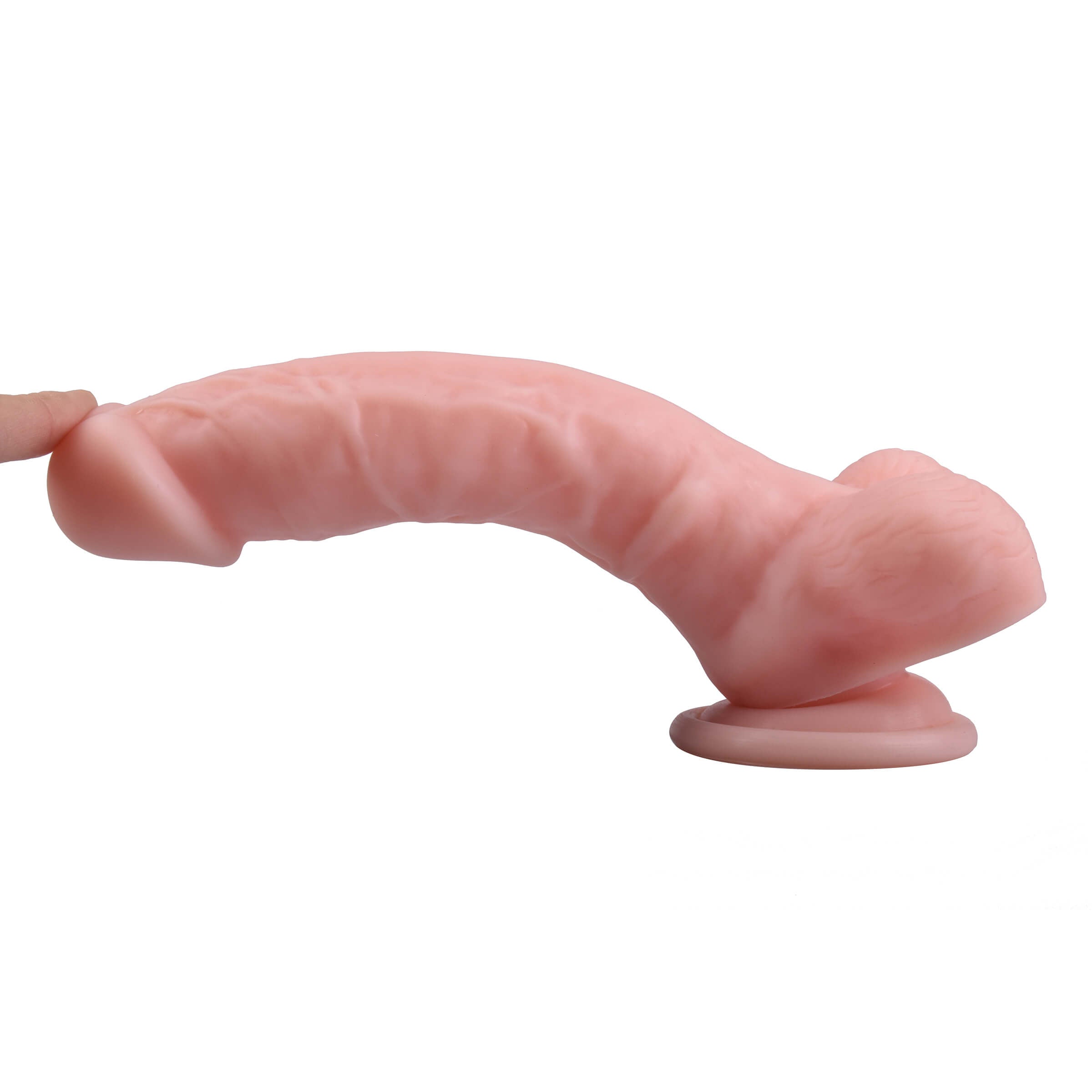 6'' Pink Realistic Silicone Dildo