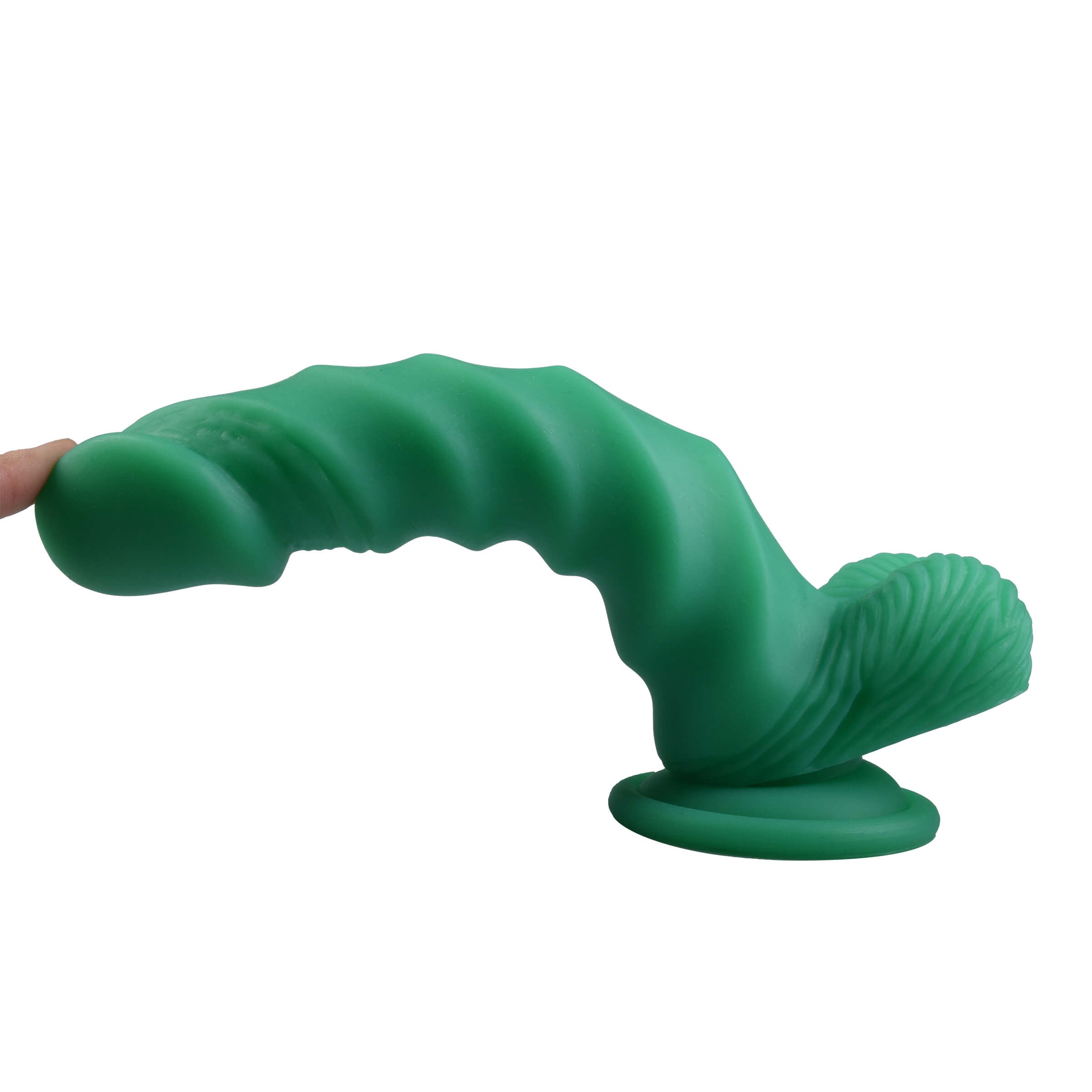 6'' grüner Silikondildo