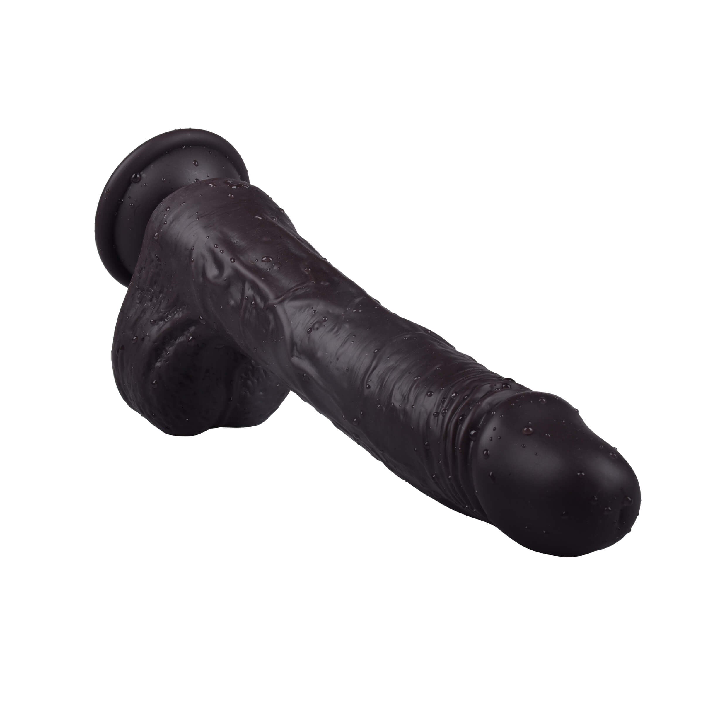 6.5'' Black Vibrating Dildo for Beginner