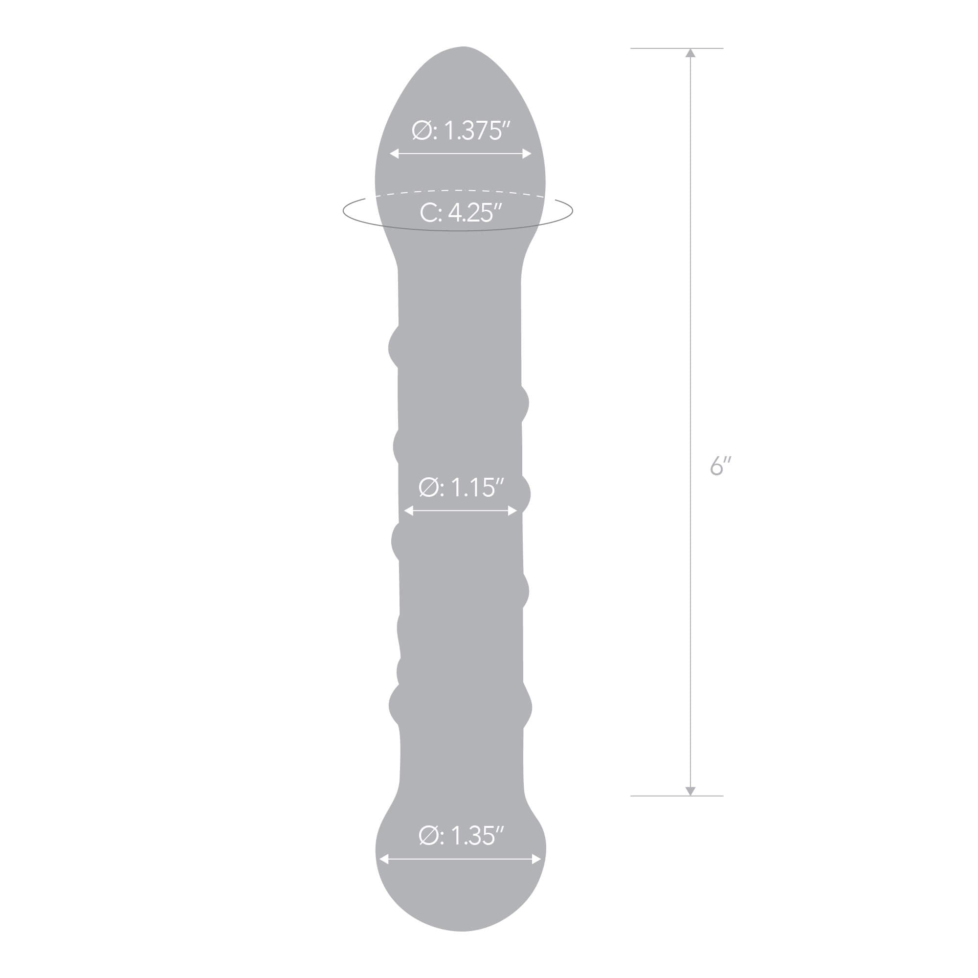 Glas Spiral Staircase Glass Dildo - Spiraled & Ribbed Dildo