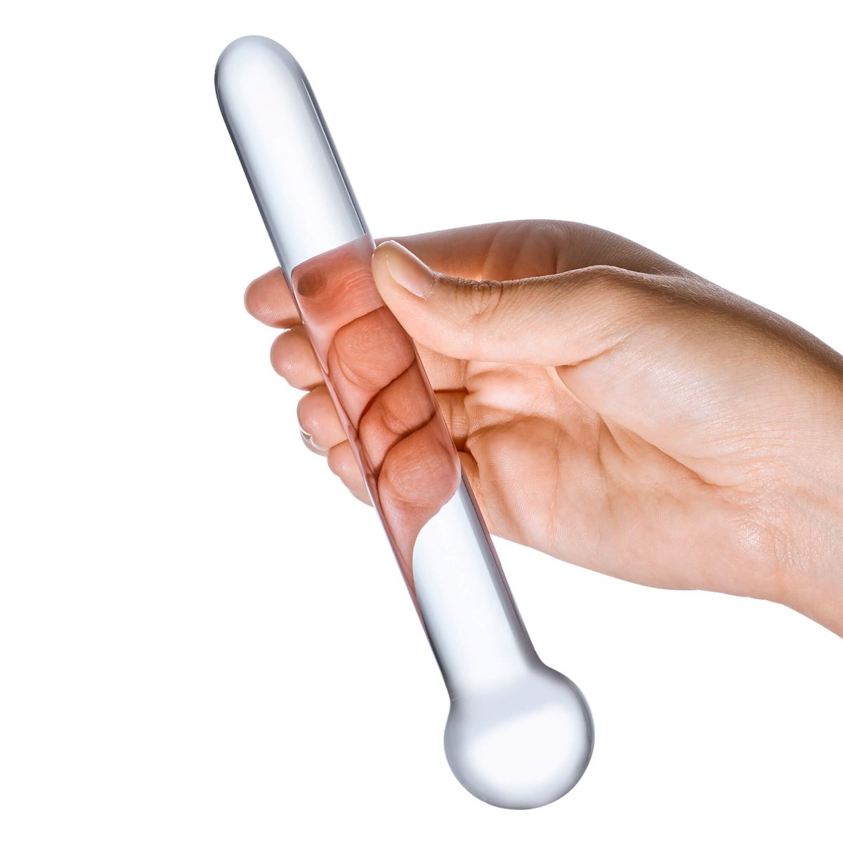 Best Sex Toy To Go Deep With Our 7" Straight Glass Dildo