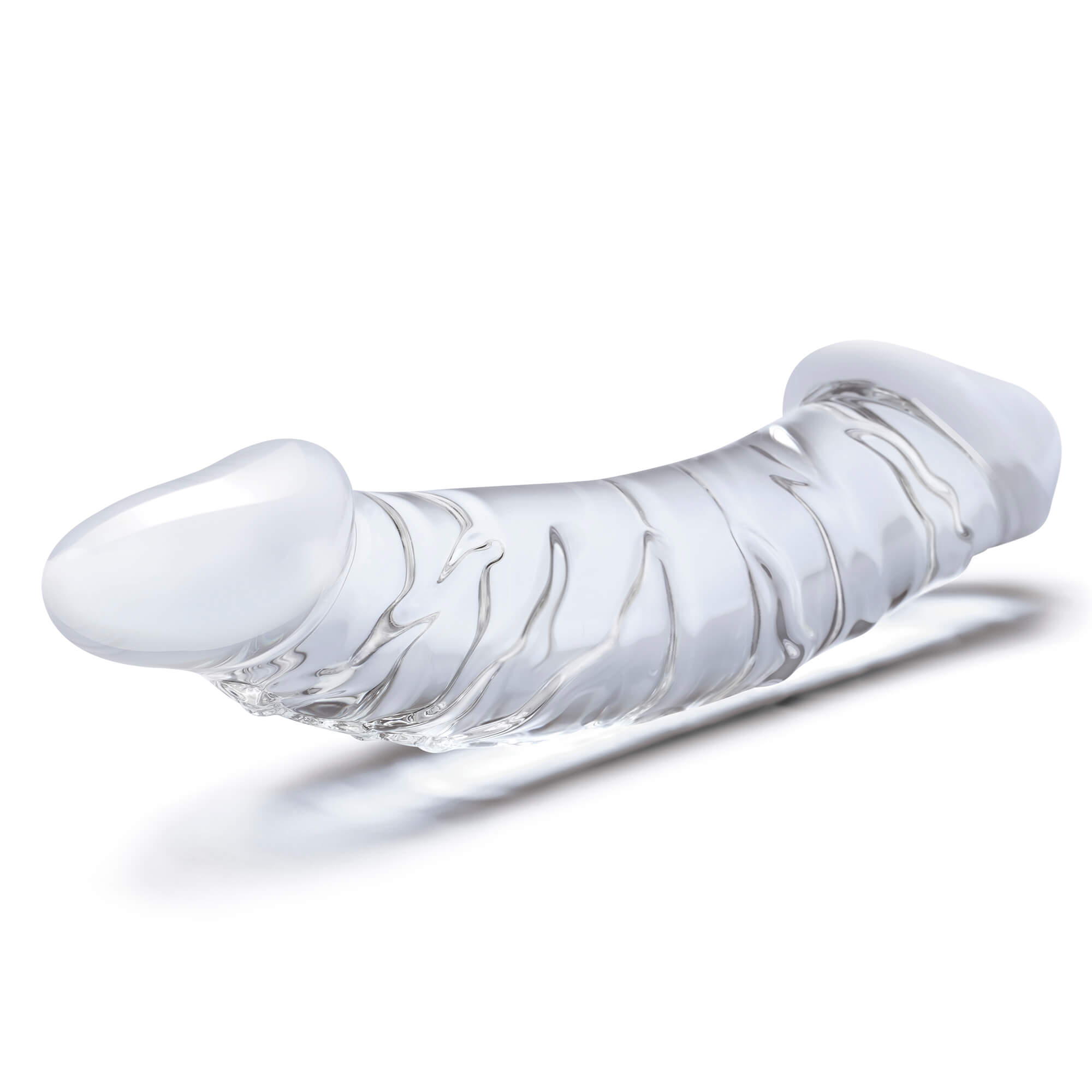 Double Ended Glass Dildo Double Side Crystal Penis G-spot Stimulator