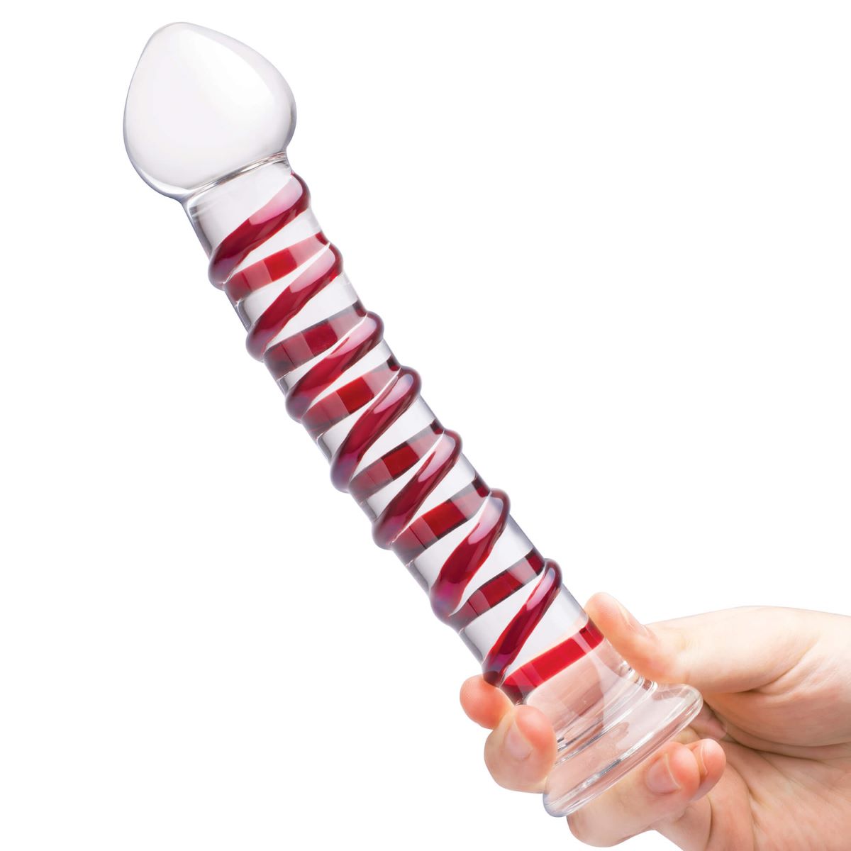 9.25'' Spiral Glass Dildo