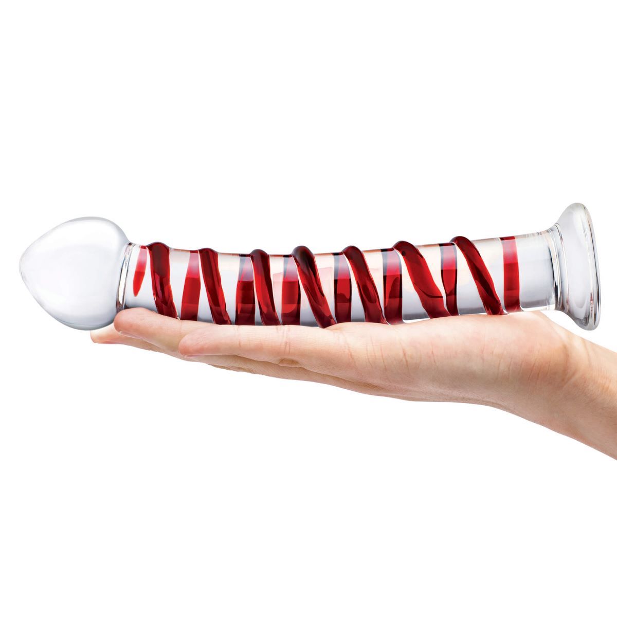 9.25'' Spiral Glass Dildo