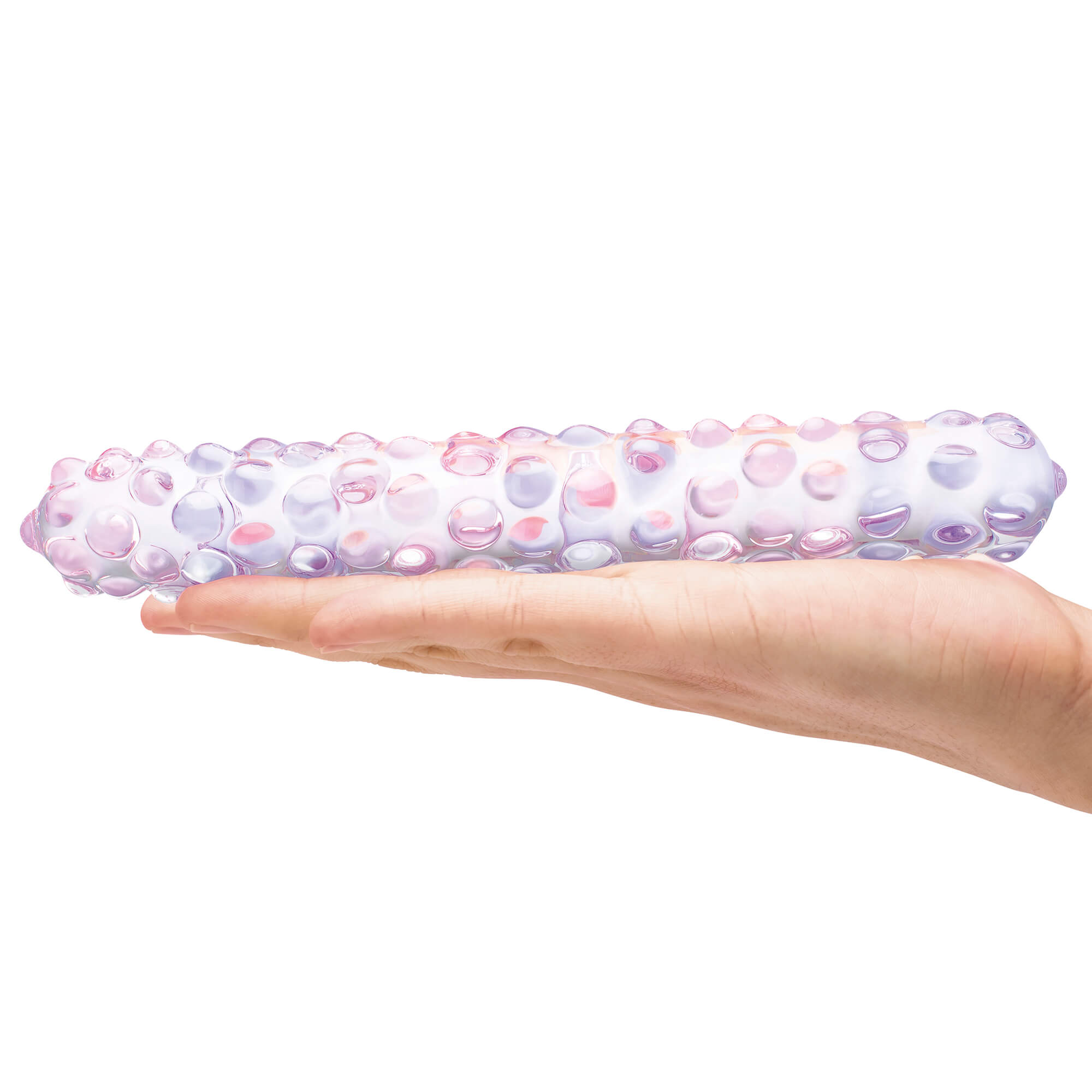 Groovy And Bumpy Purple Rose Nubby Dildo for Deep Sensations