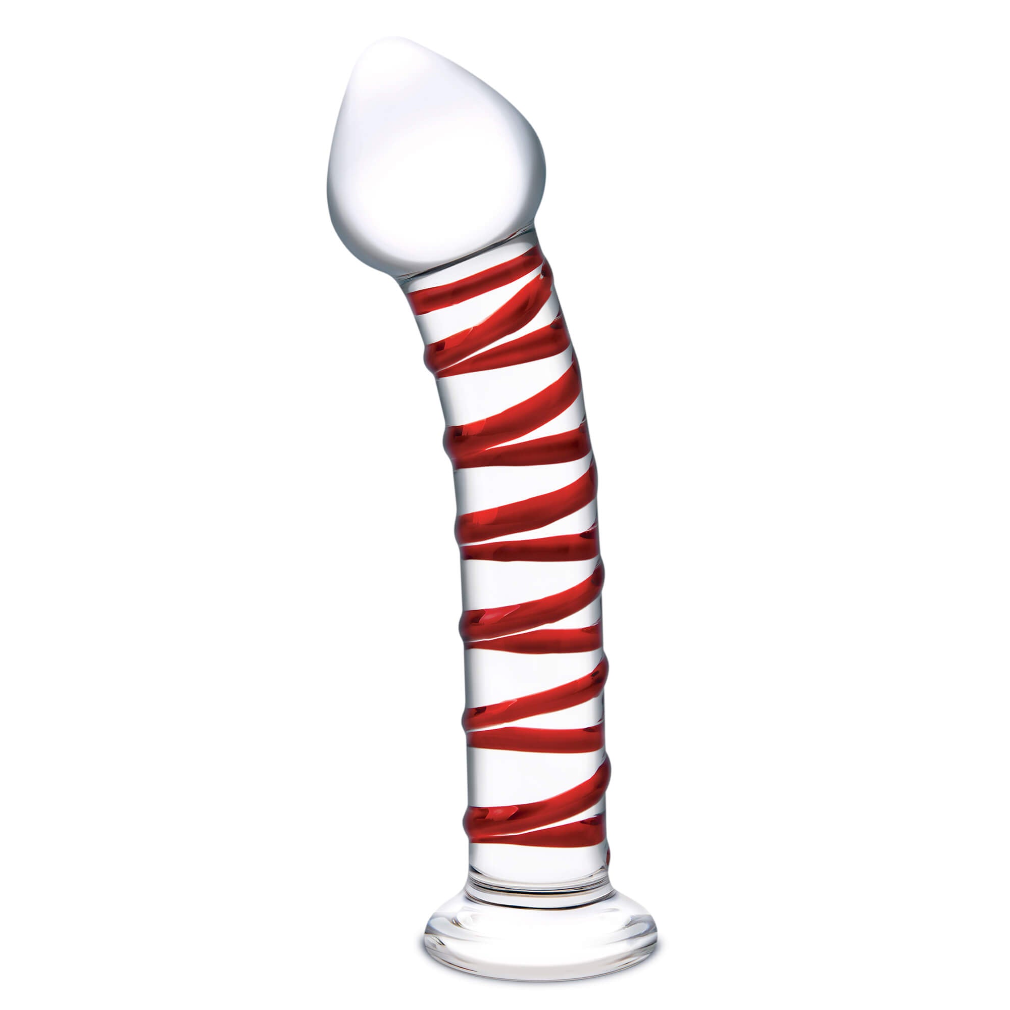 8'' Spiral Glass Dildo