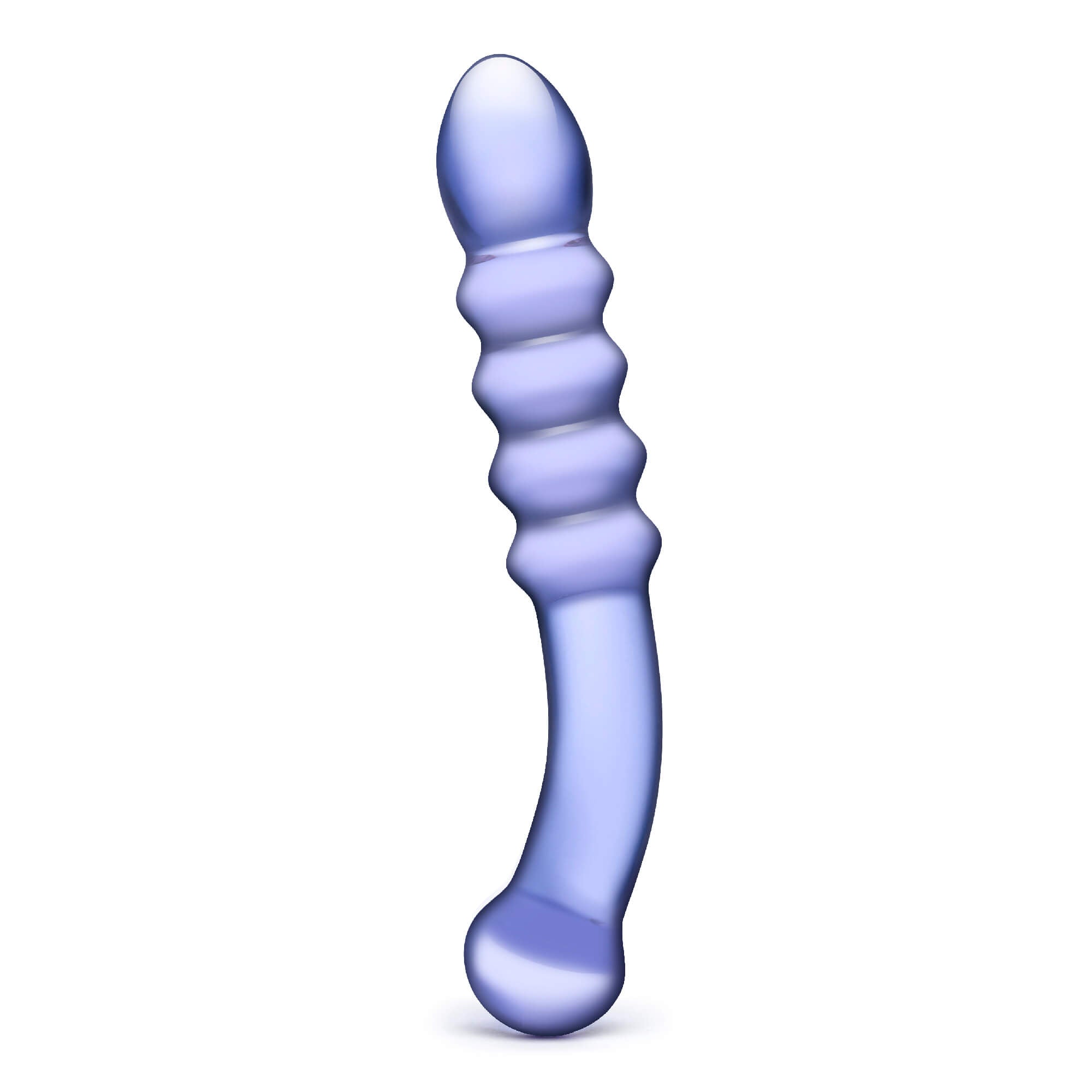 Best Ribbed & Textured Purple Rain Ribbed Dildo