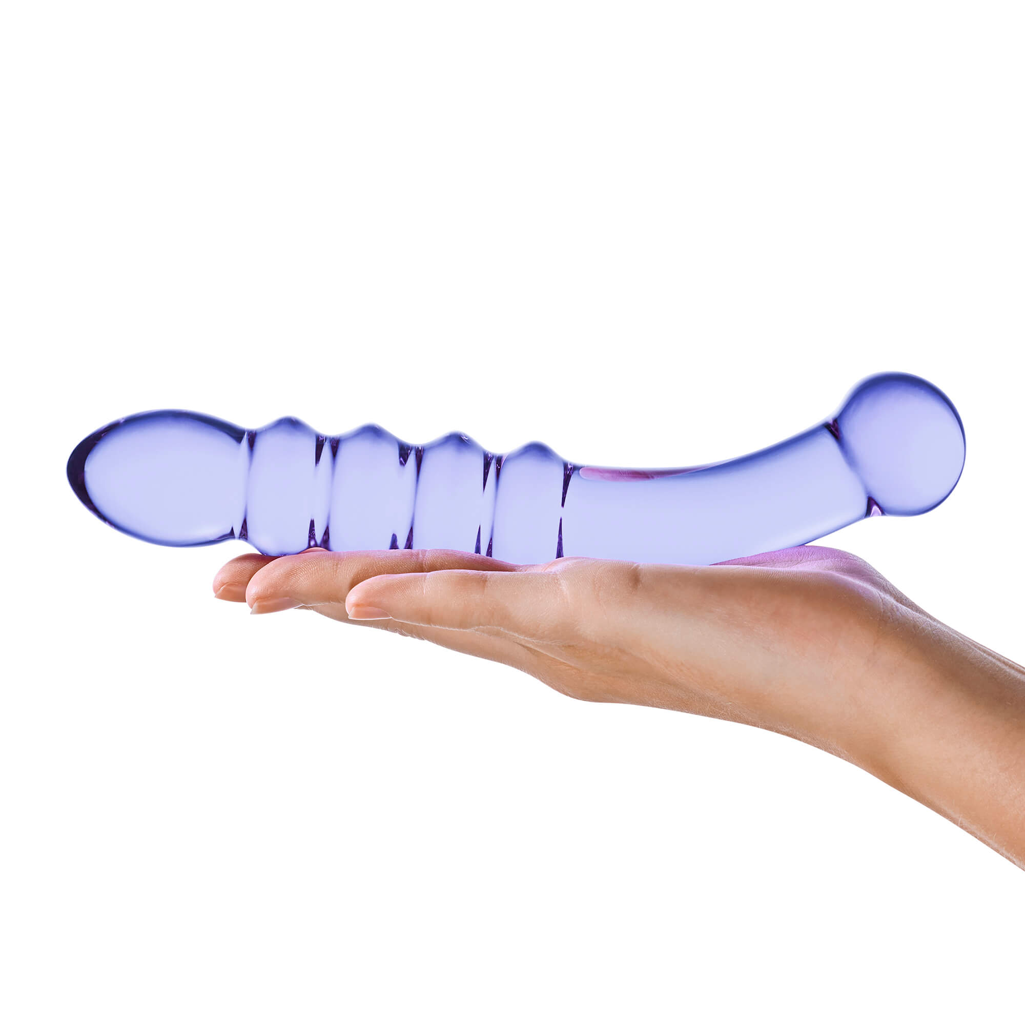 Best Ribbed & Textured Purple Rain Ribbed Dildo