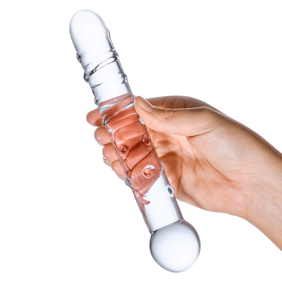 9.25'' Clear Glass Dildo