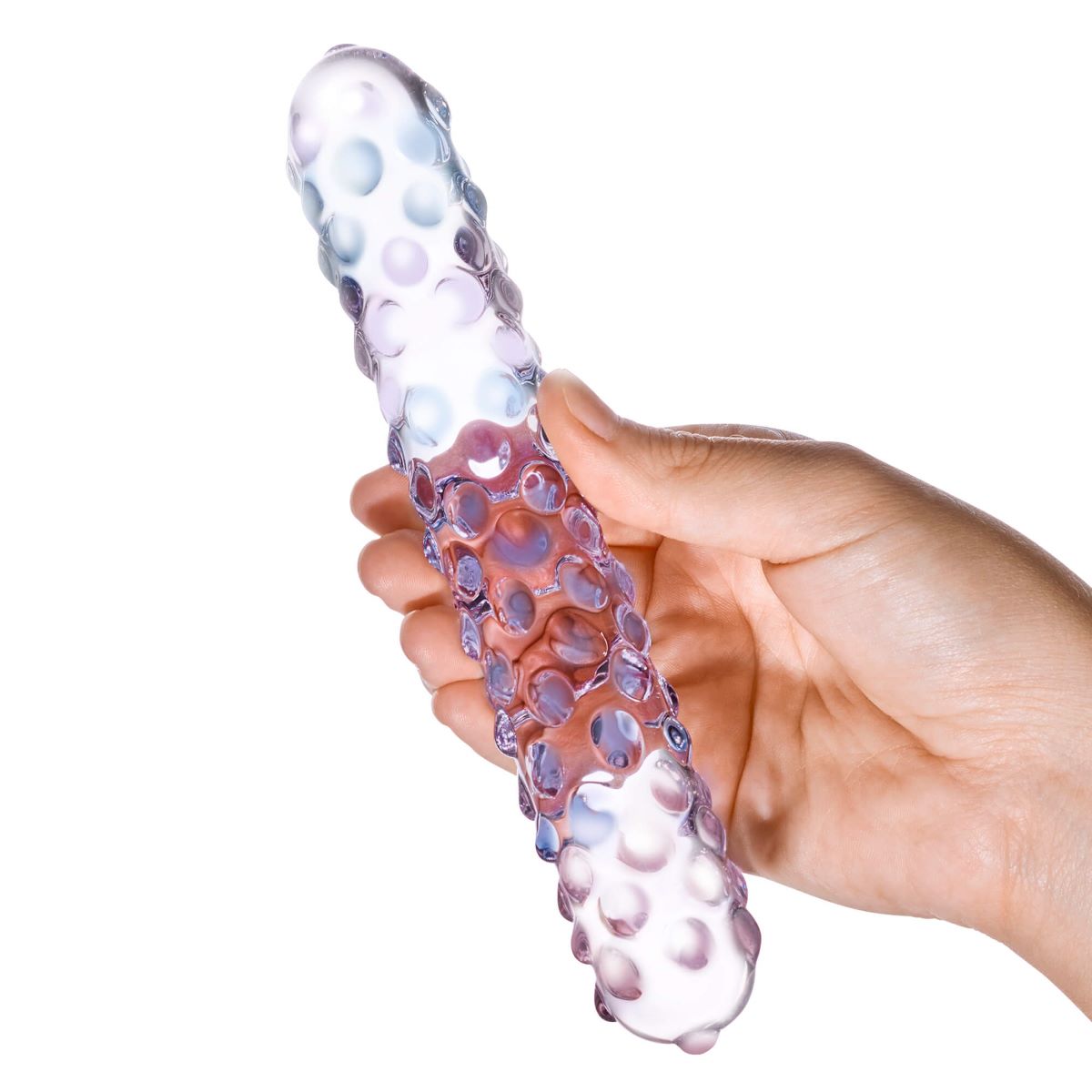 Groovy And Bumpy Purple Rose Nubby Dildo For Deep Sensations