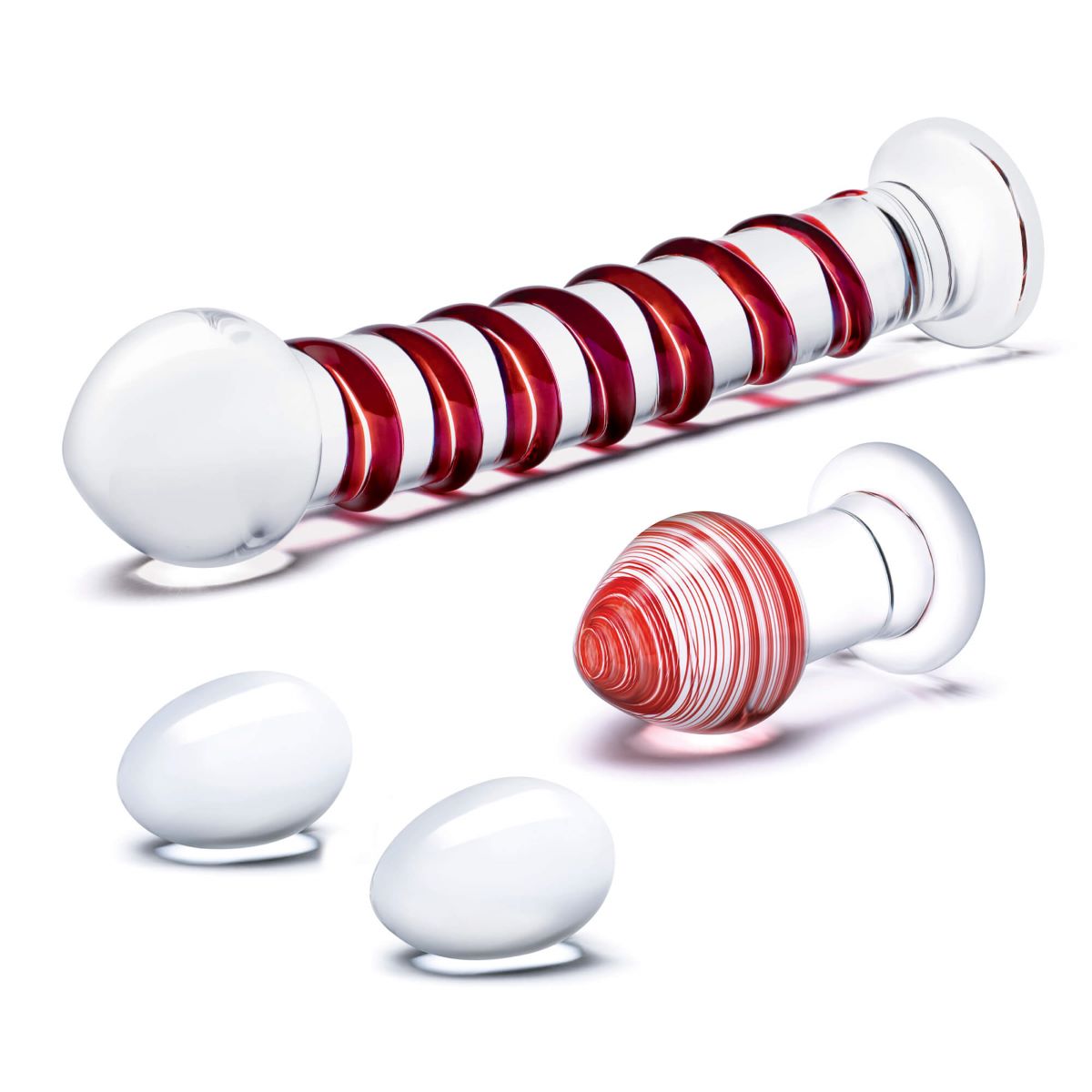 Red Glass Set