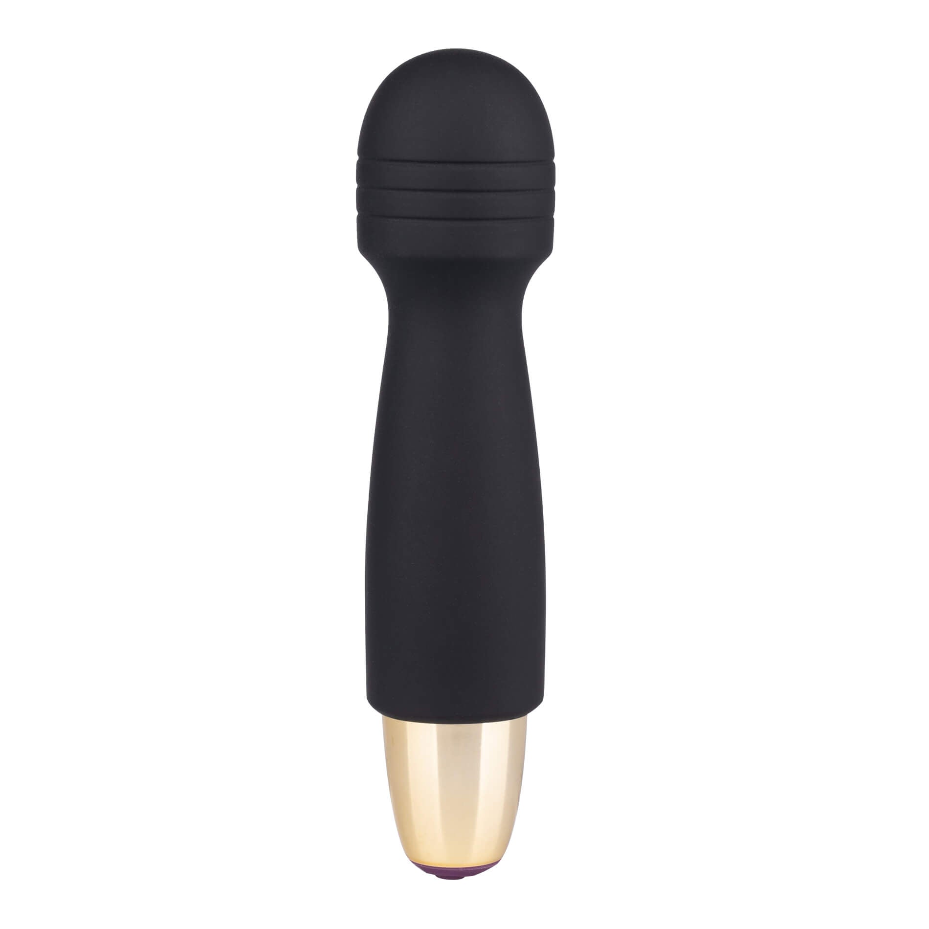 Vibrating Silicone Wand-Black