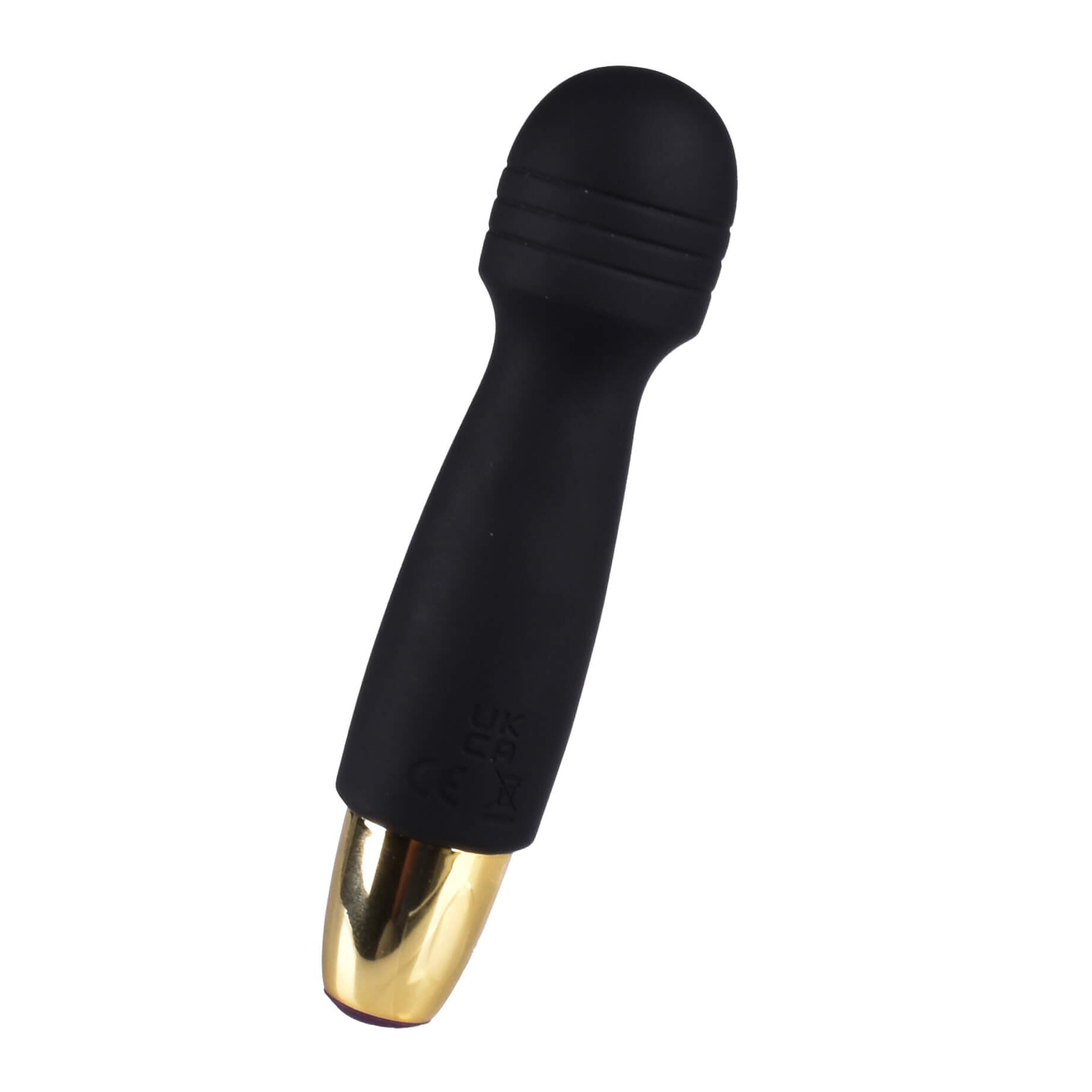 Vibrating Silicone Wand-Black