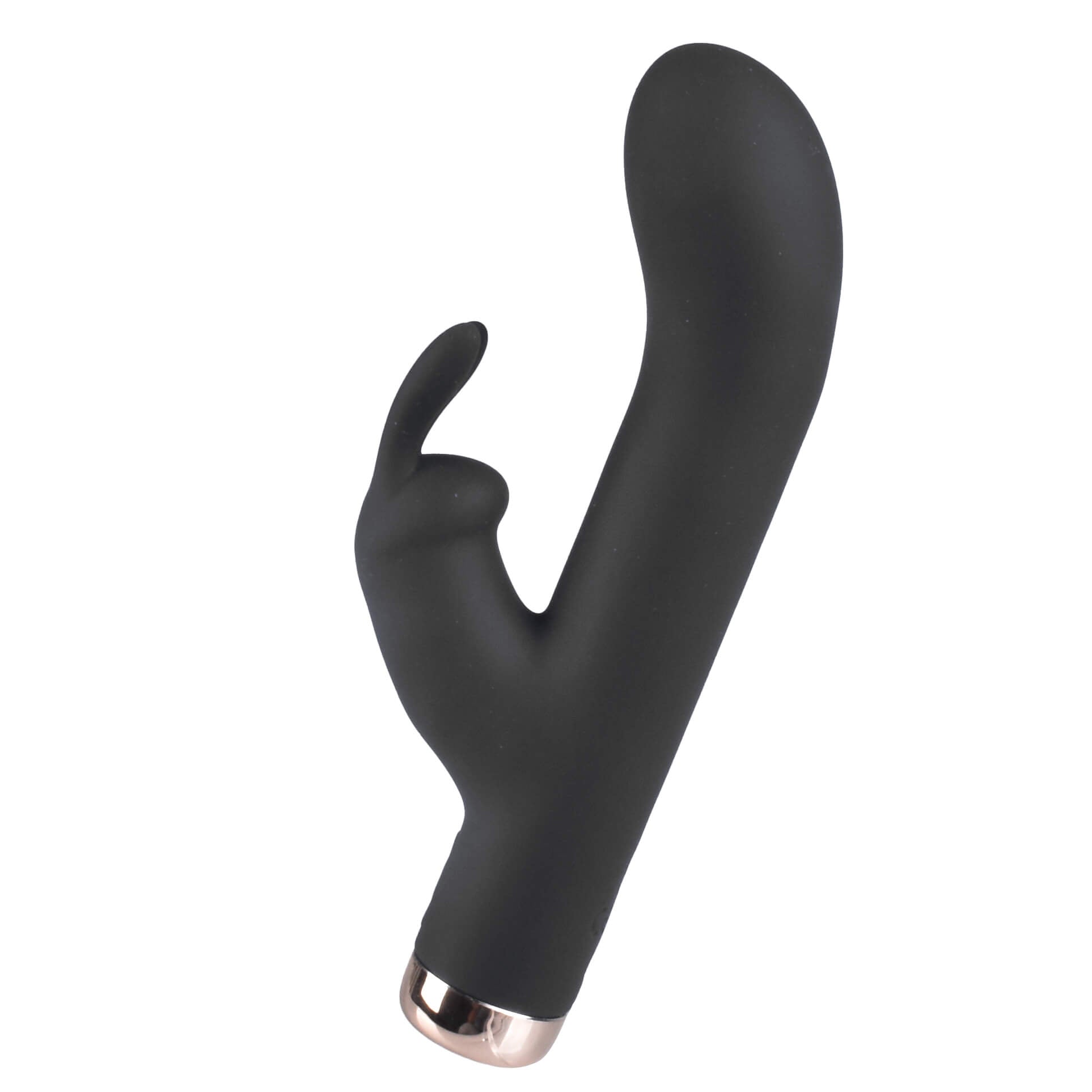 Flutters Silicone Rechargeable Vibrator-Black