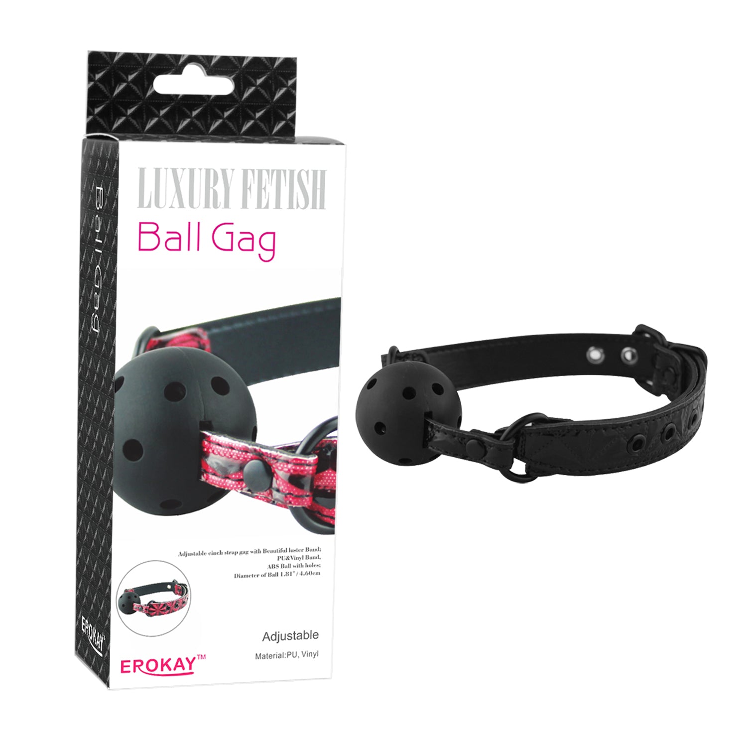 Pyramid Red Ball Gag