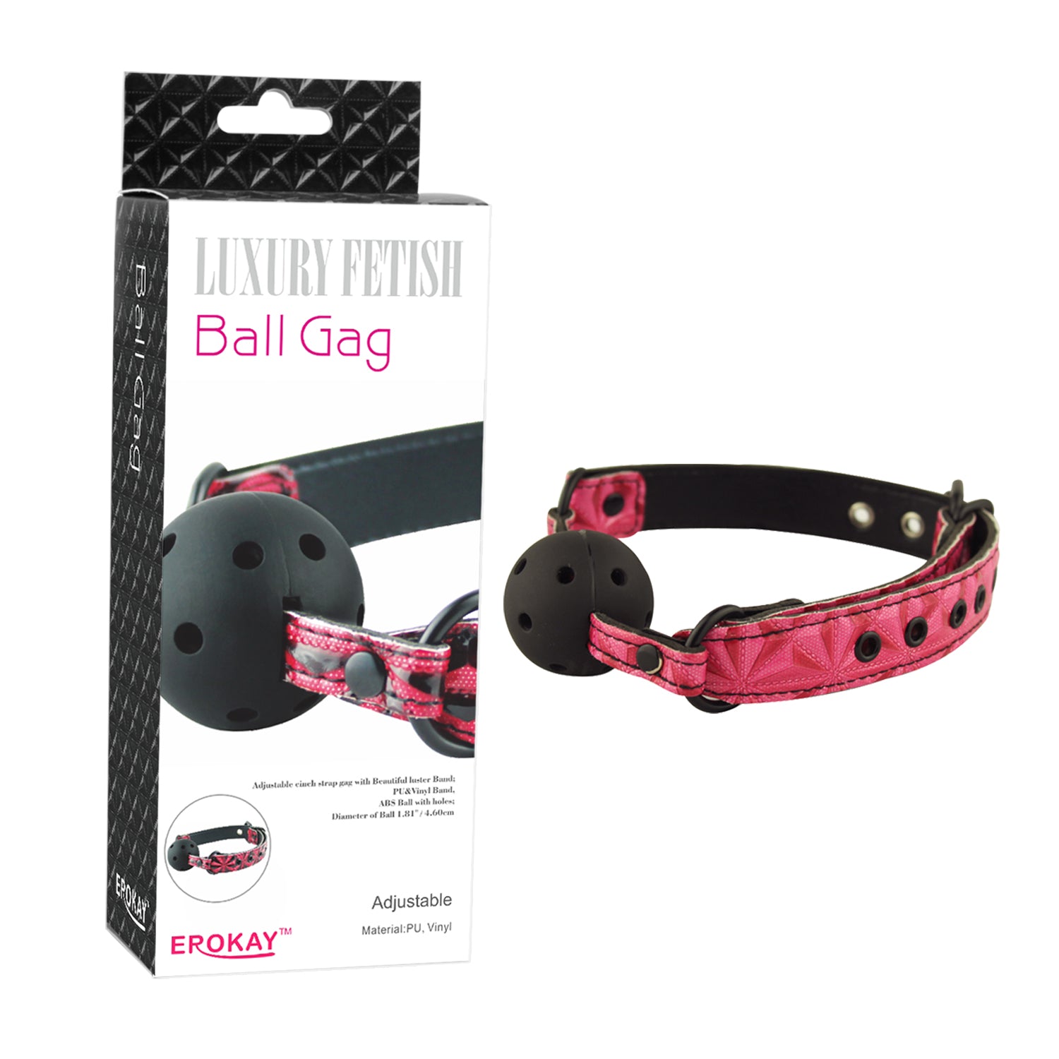 Pyramid Red Ball Gag