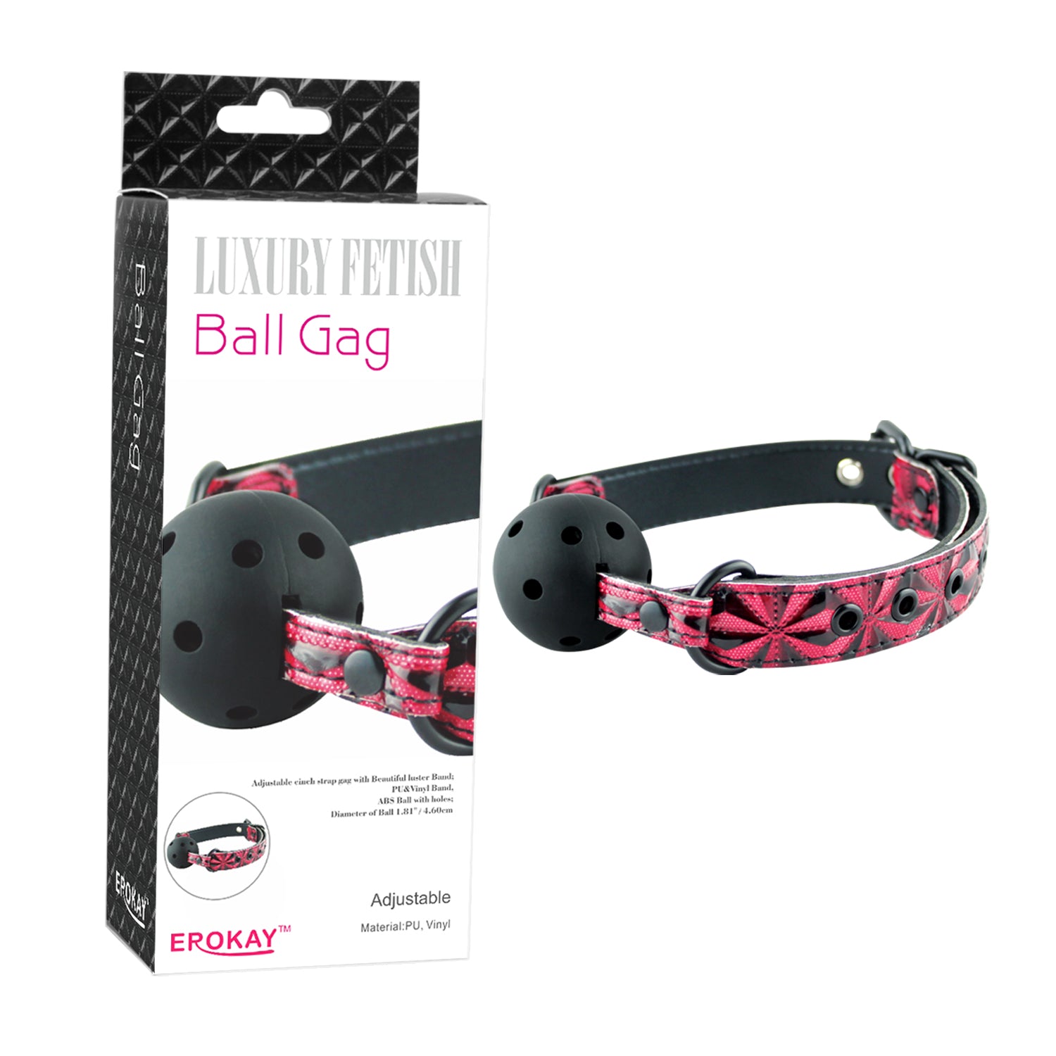 Pyramid Red Ball Gag