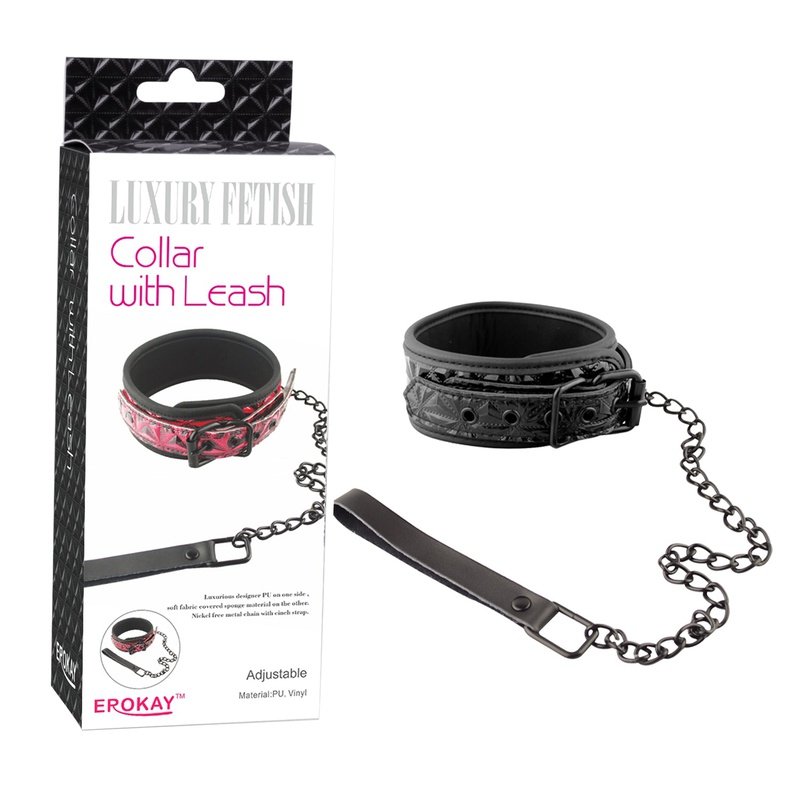 Pyramid Collar with Leash