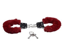 Fur Furry Handcuff-Wine